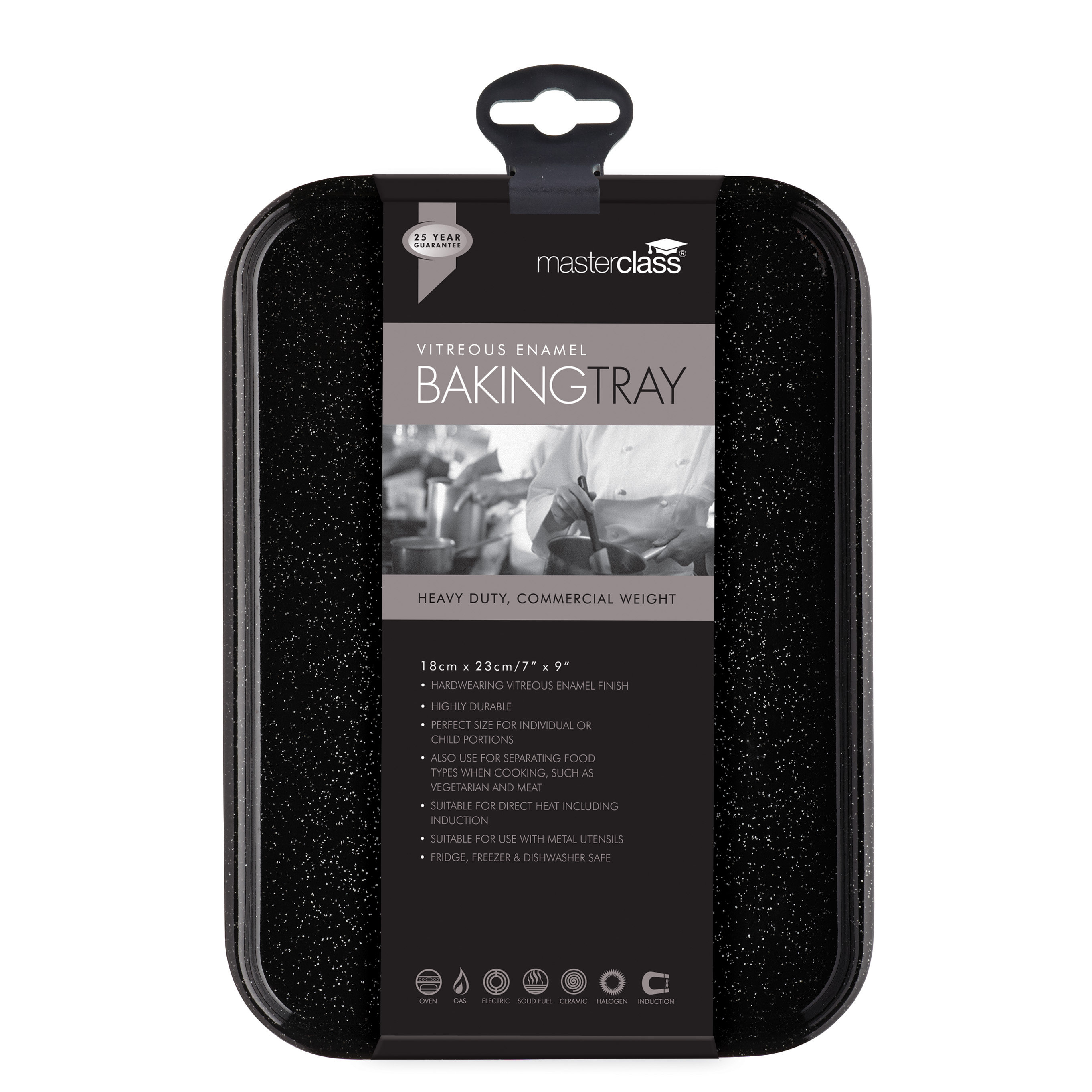 Kitchen Craft Master Class Bakeware Vitreous Enamel Baking Tray