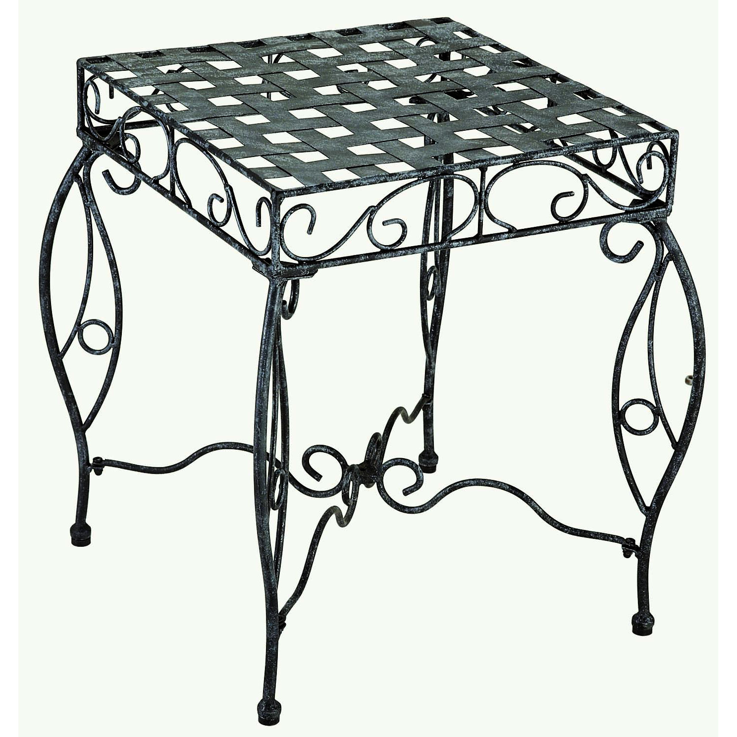 International Caravan Mandalay Iron Patio Side Table & Reviews Wayfair