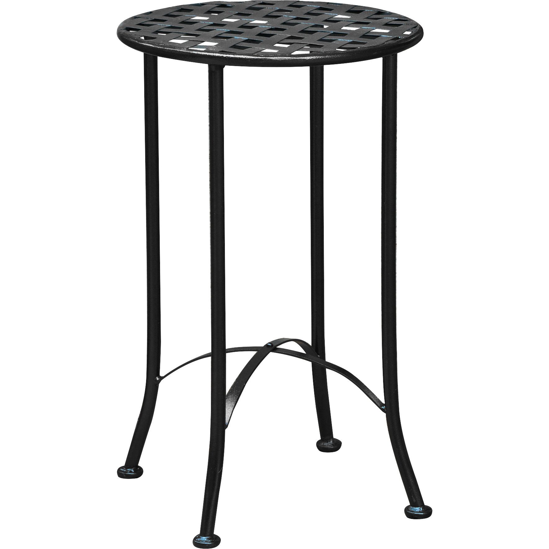 International Caravan Mandalay 16inch Iron Patio Side Table & Reviews