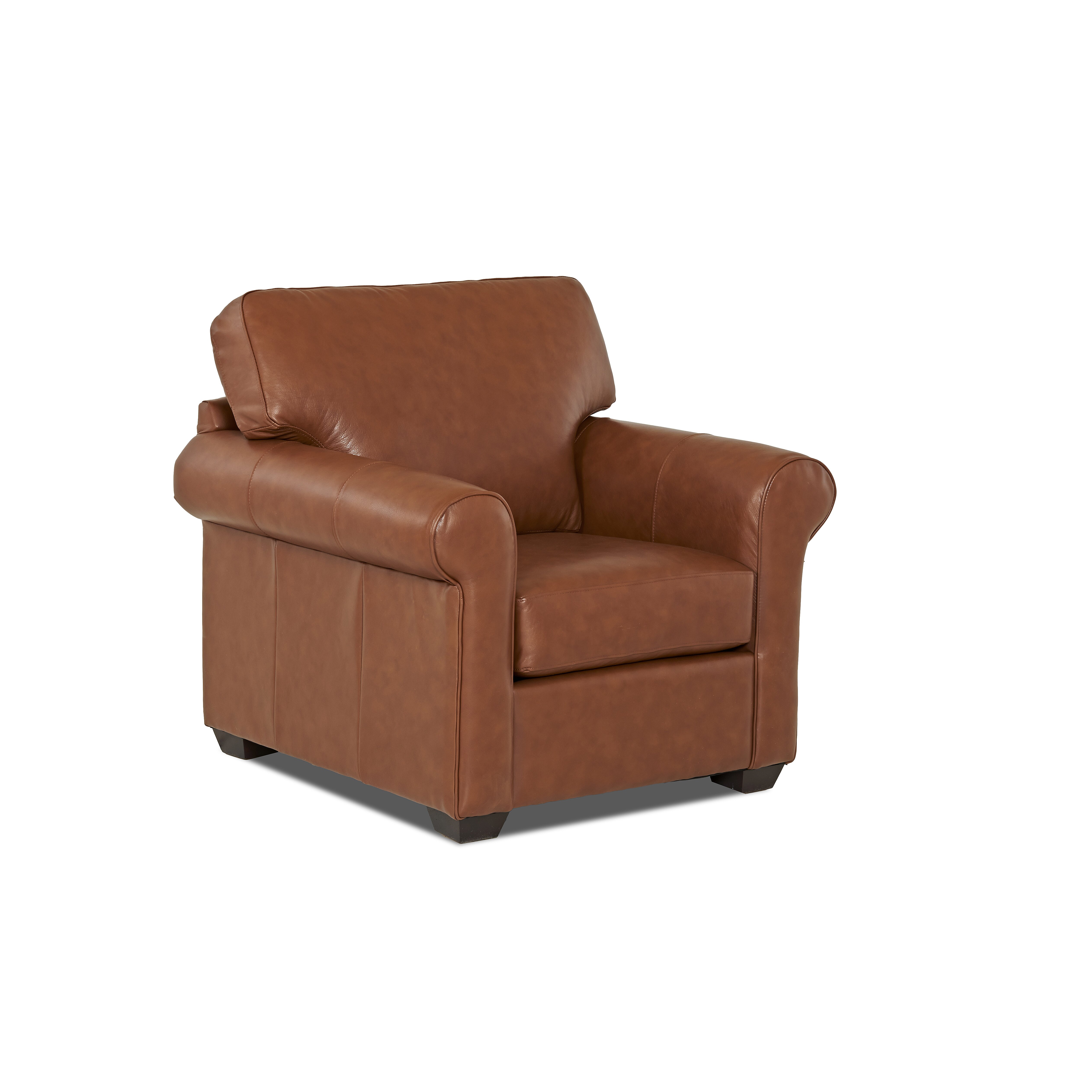 Wayfair Custom Upholstery Rachel Leather Arm Chair ...