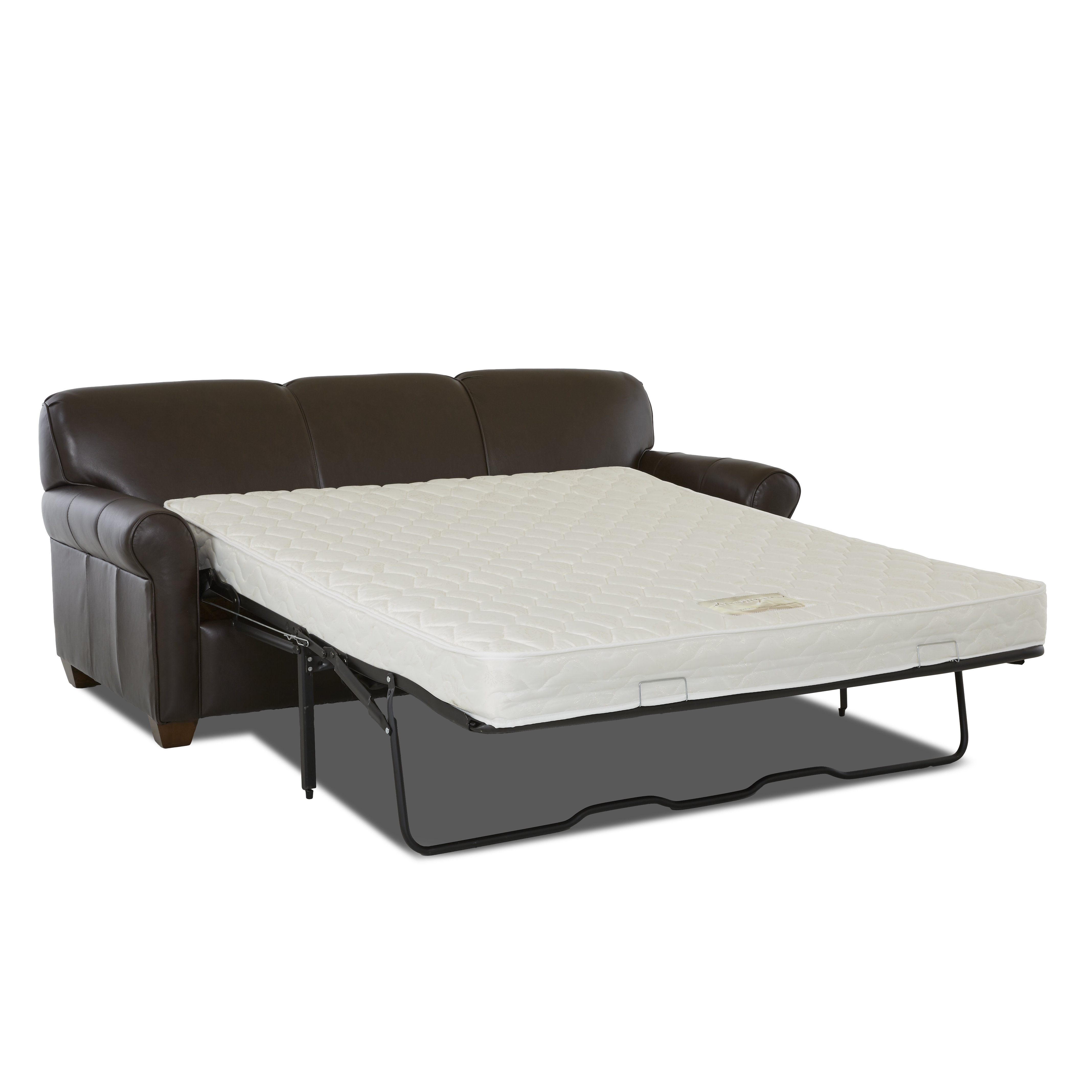 Wayfair Custom Upholstery Jennifer Leather Loveseat & Reviews Wayfair