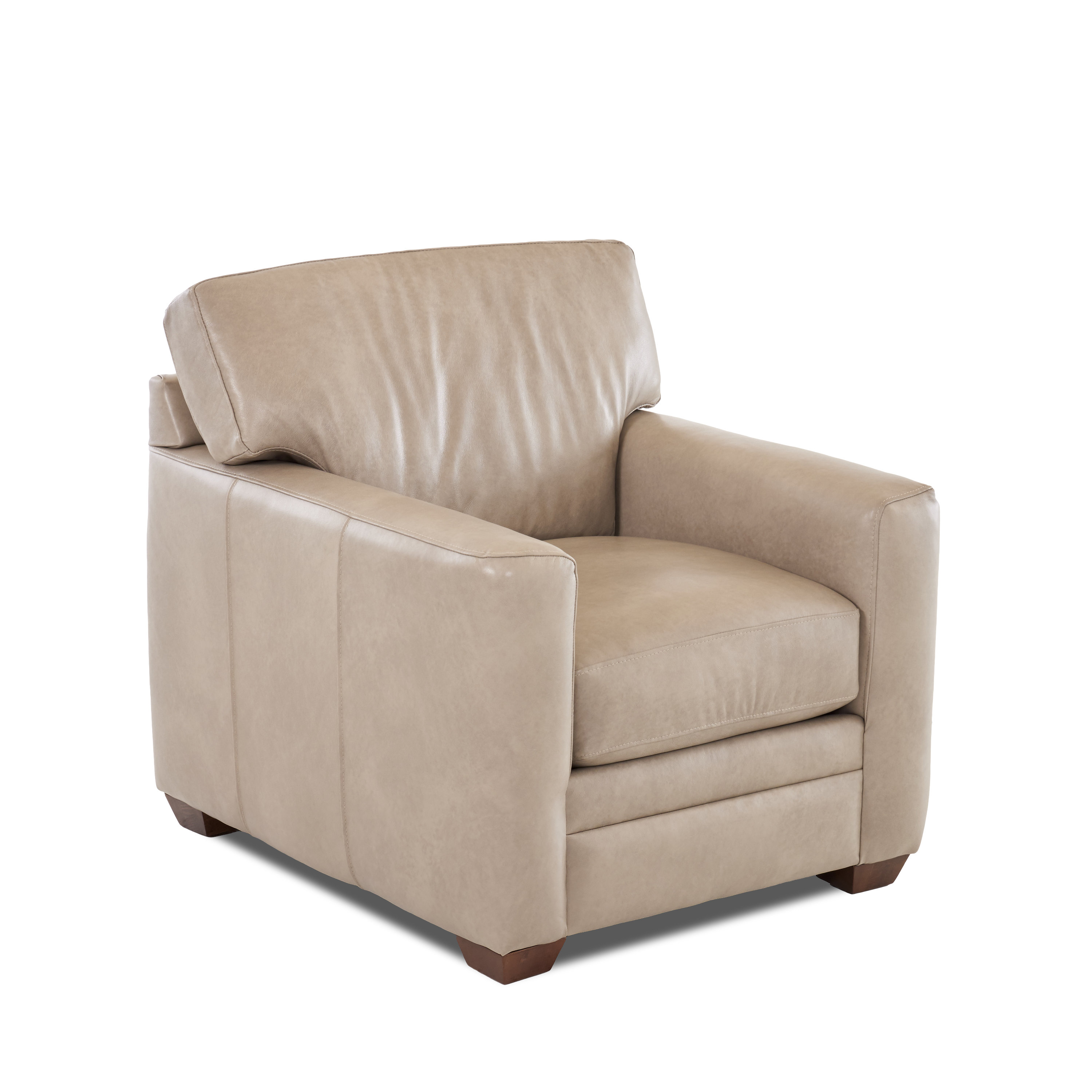 Wayfair Custom Upholstery Jennifer Leather Loveseat & Reviews Wayfair