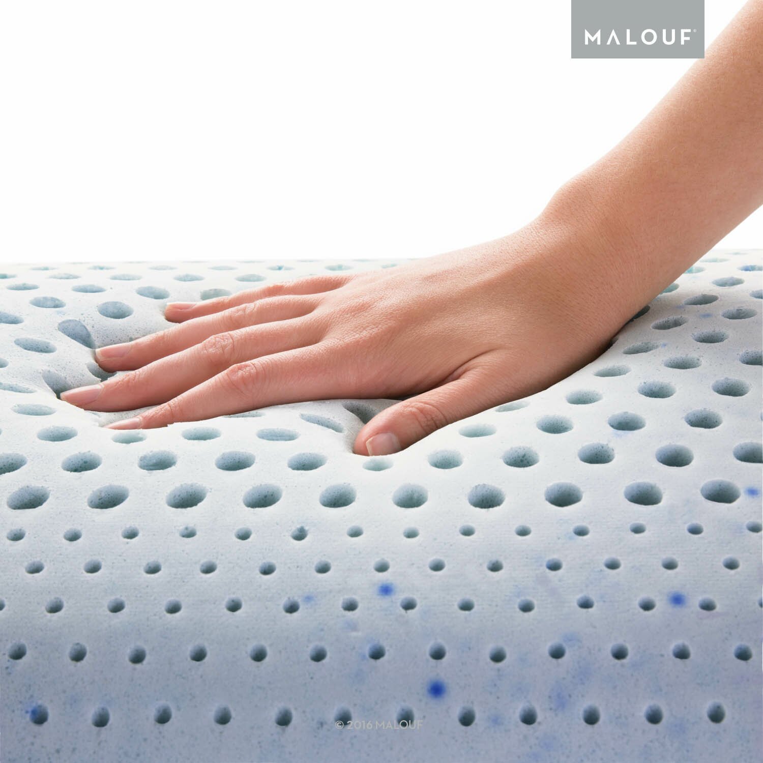 Malouf Gel Talalay Latex Pillow with Support Zones | Wayfair