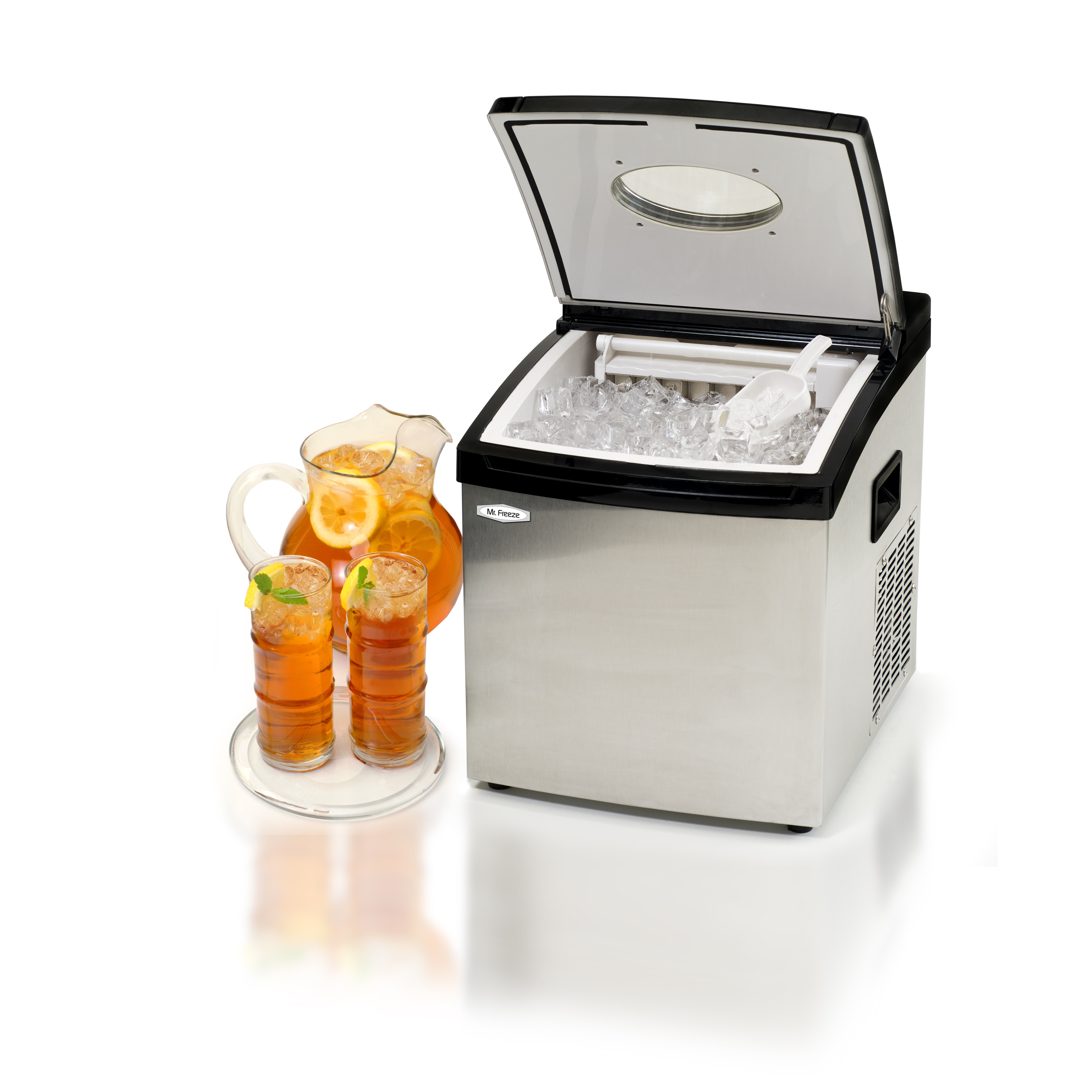 Elite by MaxiMatic Mr. Freeze 12.75" W Portable Clear Ice Maker & Reviews Wayfair