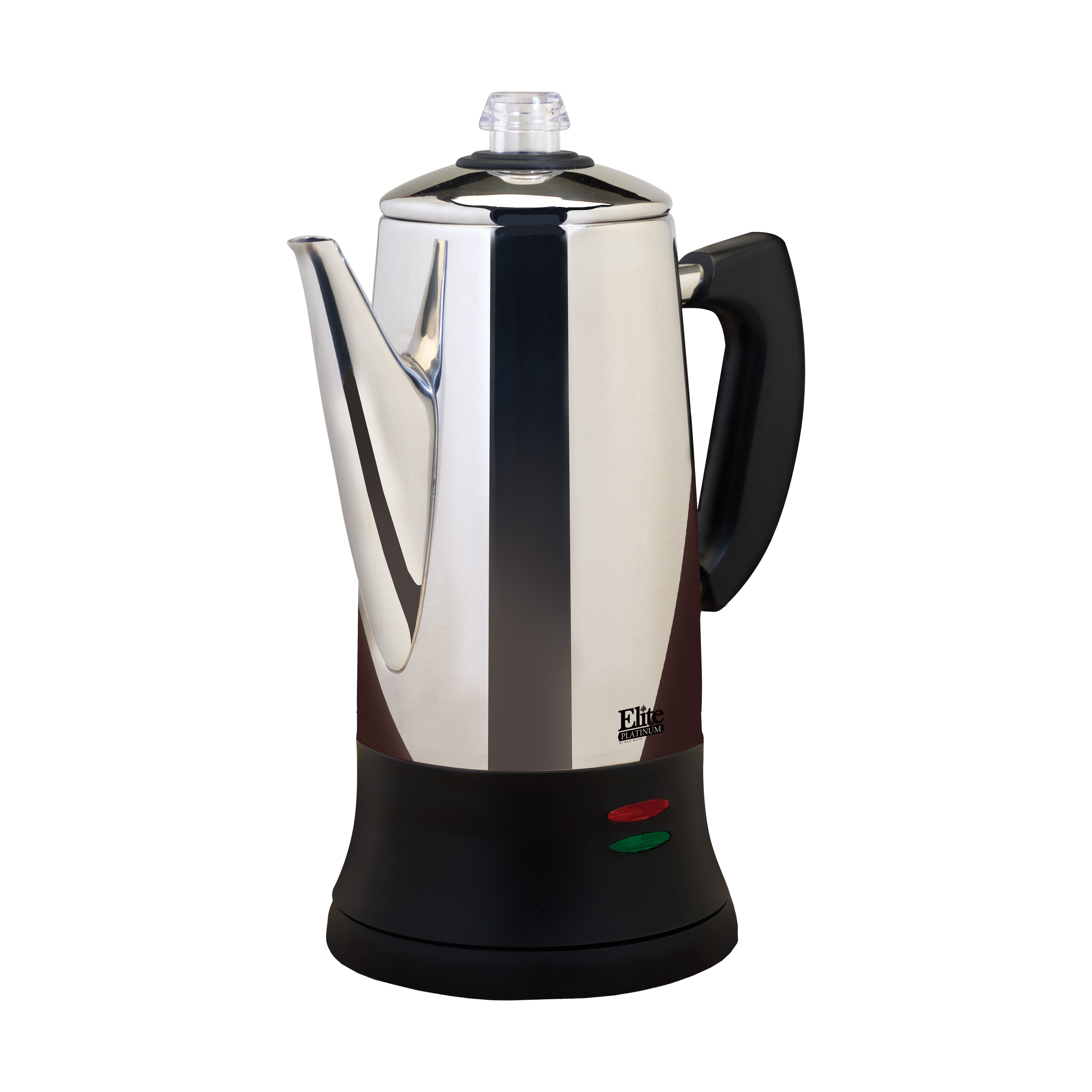 Elite by MaxiMatic Platinum Stainless Steel 12 Cup Tea and Coffee