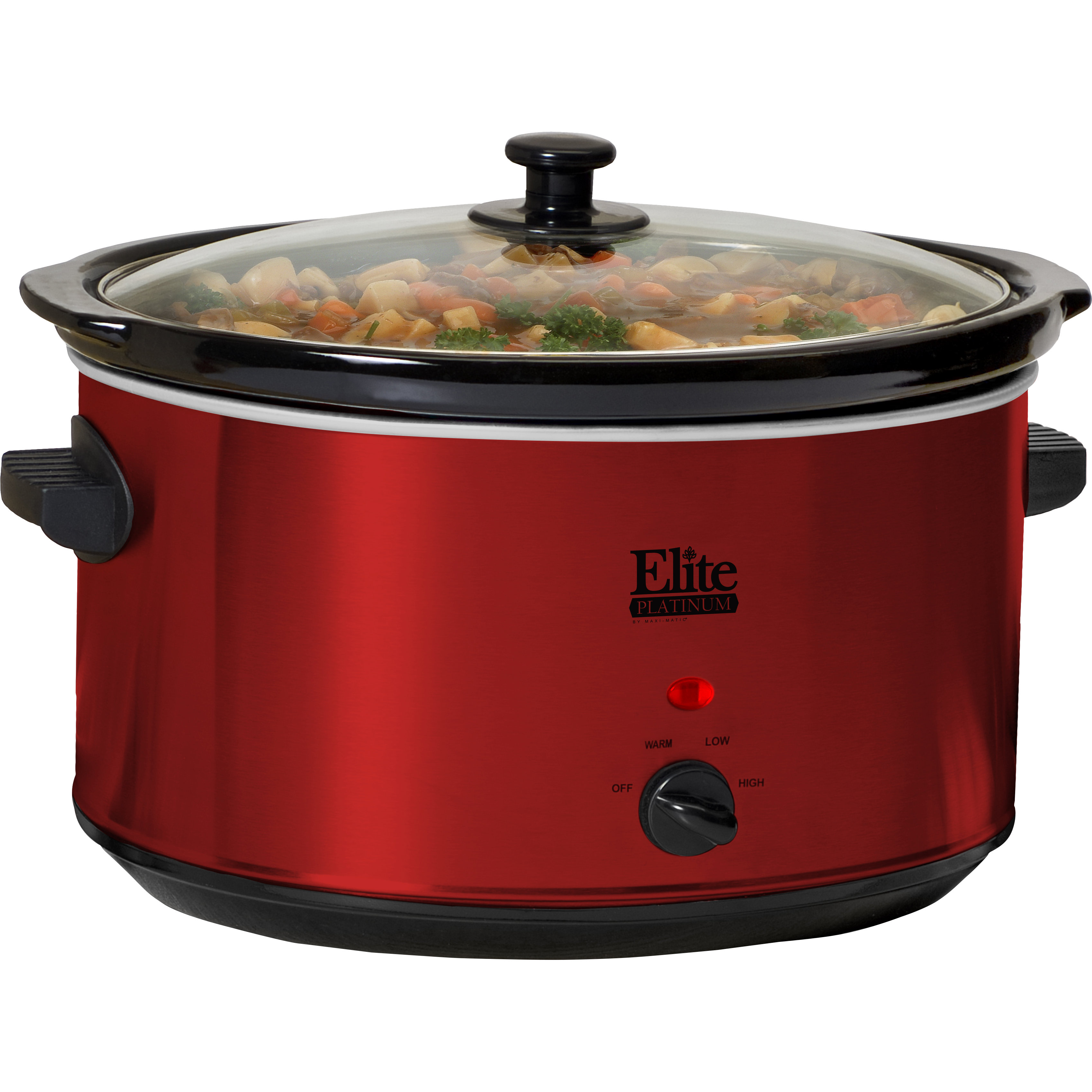 Elite by MaxiMatic Platinum 8.5 Qt. Stainless Steel Slow Cooker