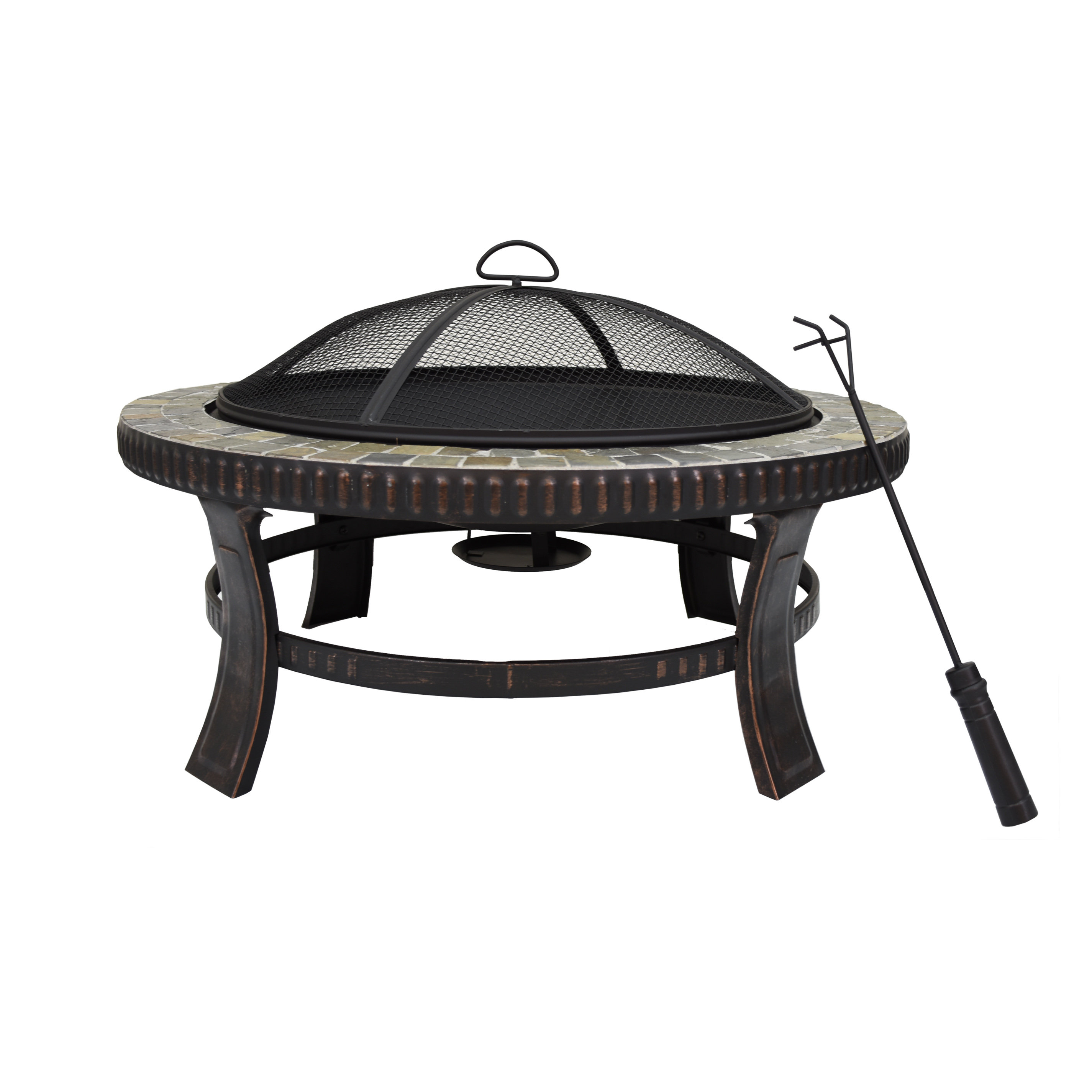 Astella Cast Iron Wood Burning Fire Pit & Reviews Wayfair.ca