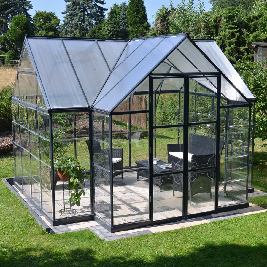 Palram Chalet Twin Wall 12 Ft. W x 10 Ft. D Polycarbonate Greenhouse