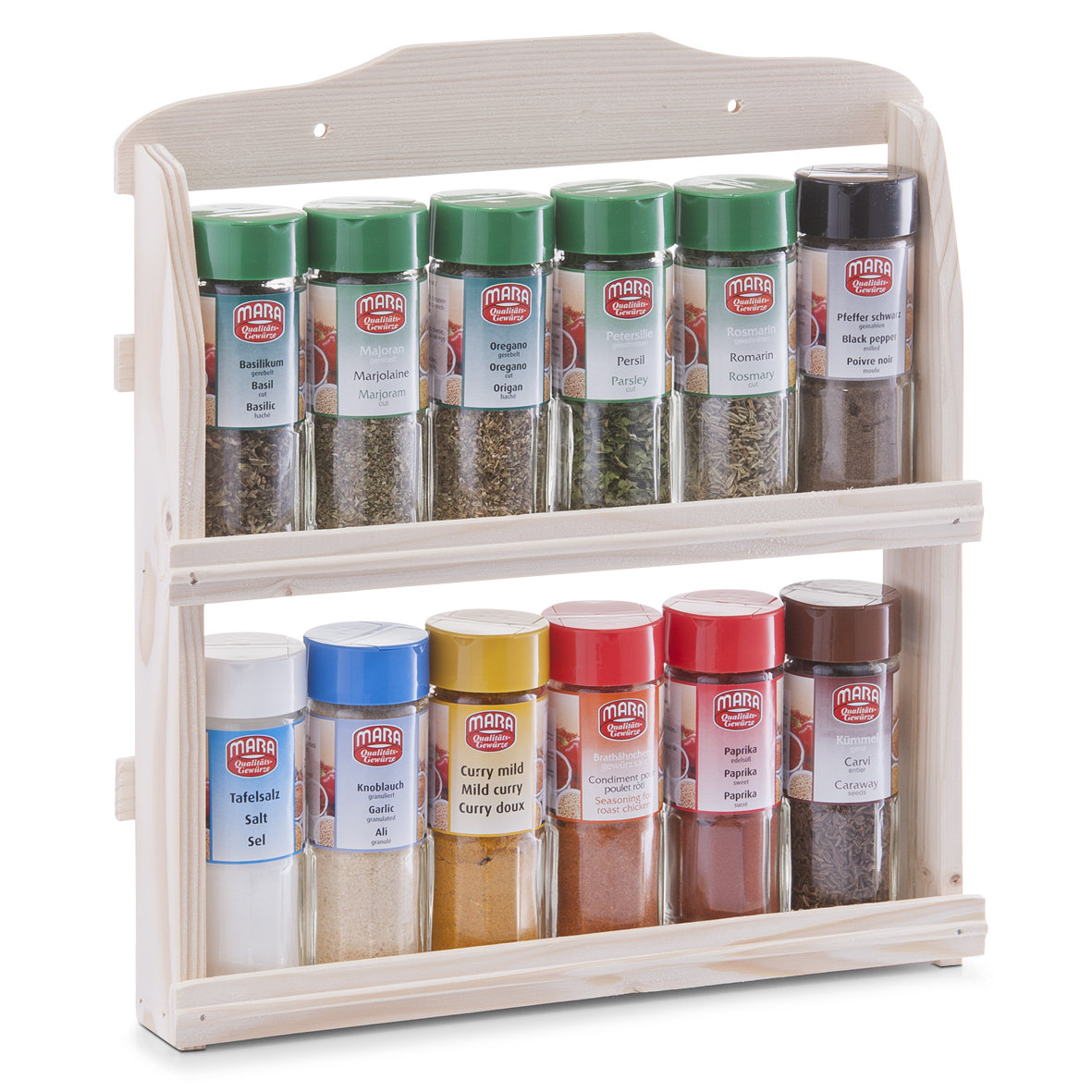 Zeller Spice Rack with 12 Spices & Reviews Wayfair UK
