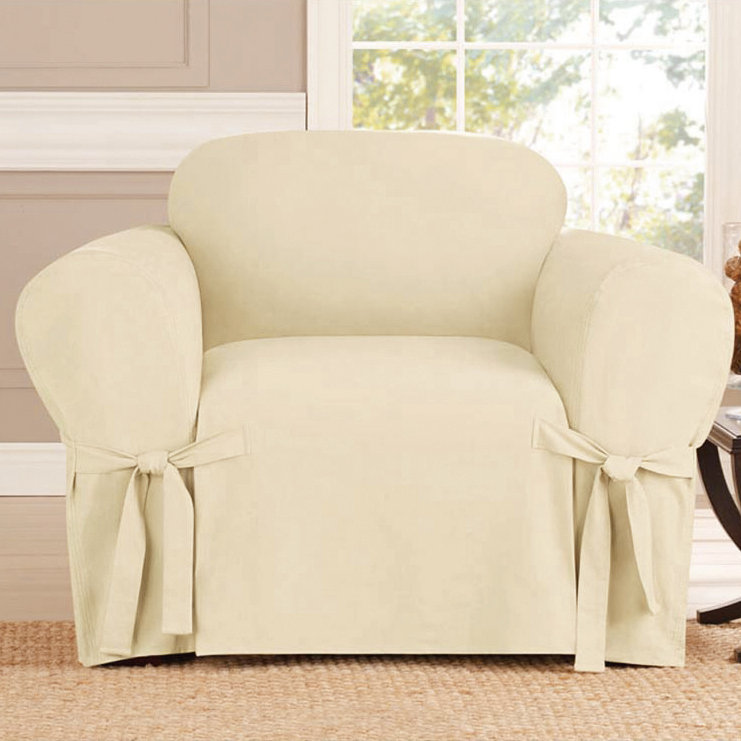 Kashi Home Arm Chair Box Cushion Slipcover & Reviews | Wayfair