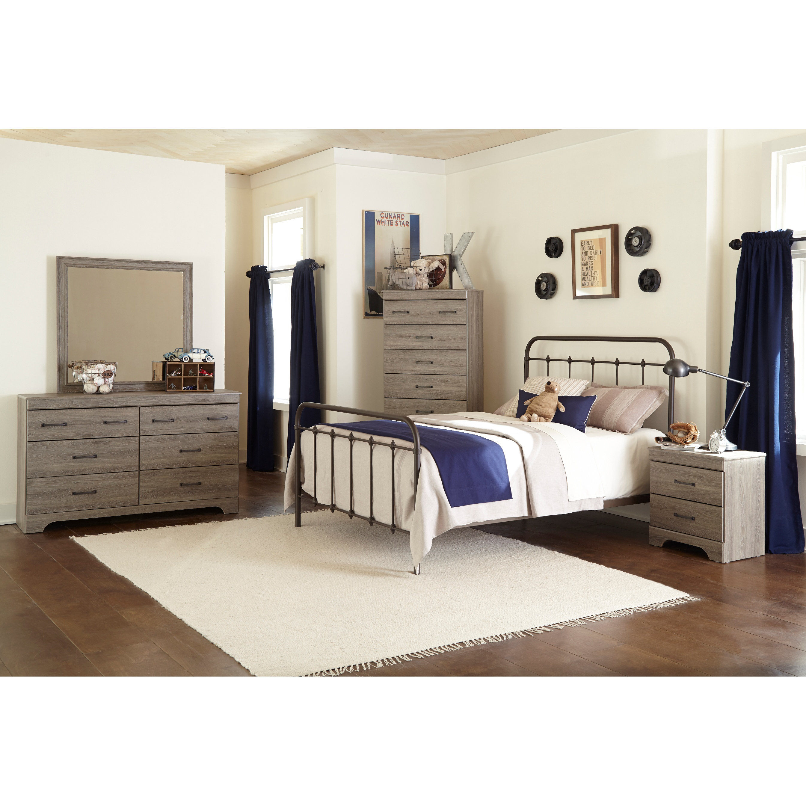 Brady Furniture Industries Logansport Panel Bed & Reviews Wayfair