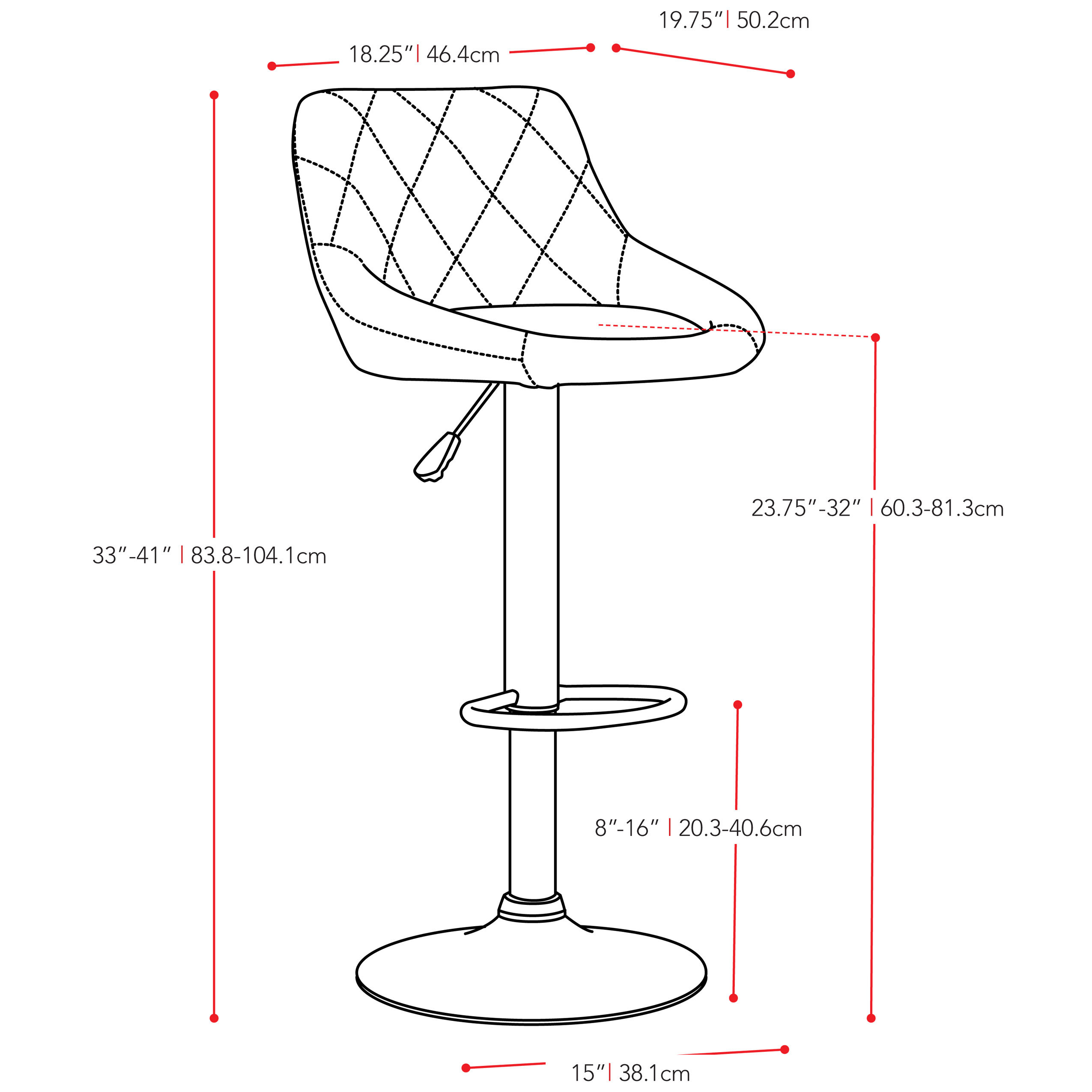 CorLiving Adjustable Height Swivel Bar Stool & Reviews Wayfair