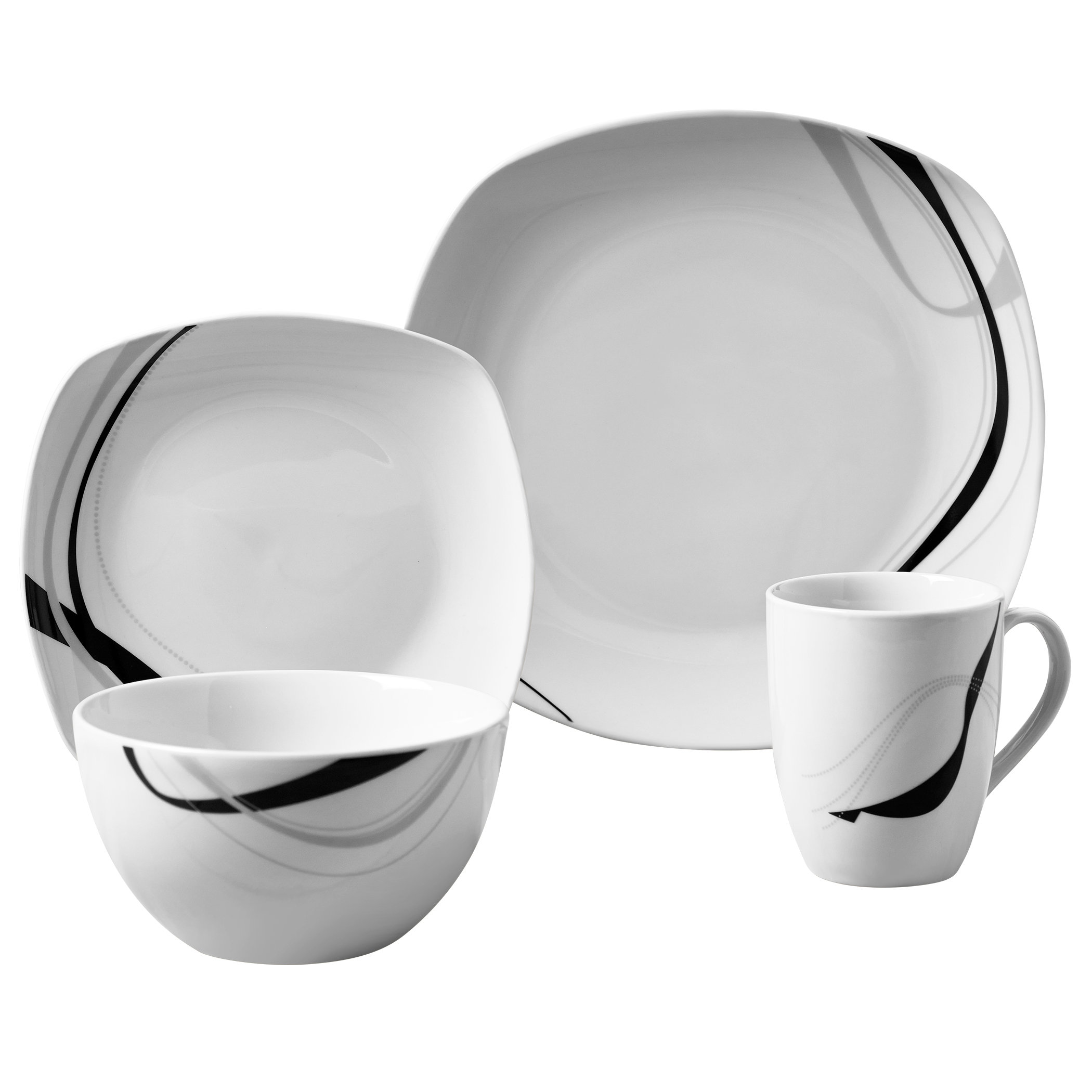 Tabletops Gallery Carnival 16 Piece Dinnerware Set & Reviews Wayfair.ca