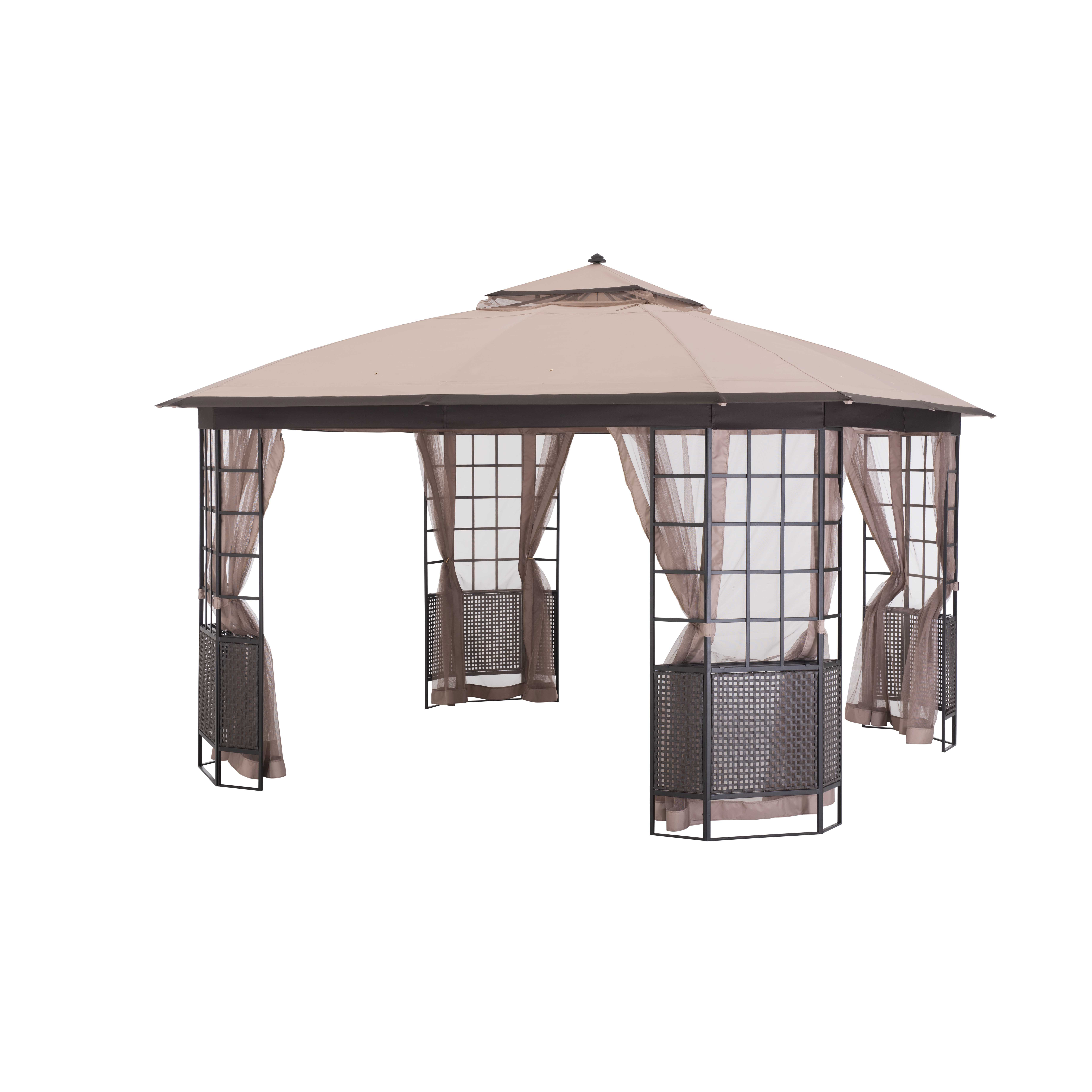 sunjoy bay window 12 ft w x 12 ft d metal permanent sunjoy bay window 12 ft w x 12 ft d metal permanent