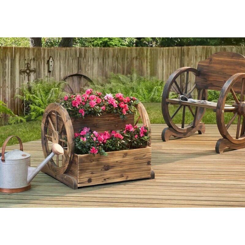 Sunjoy Novelty Wheelbarrow Planter & Reviews | Wayfair