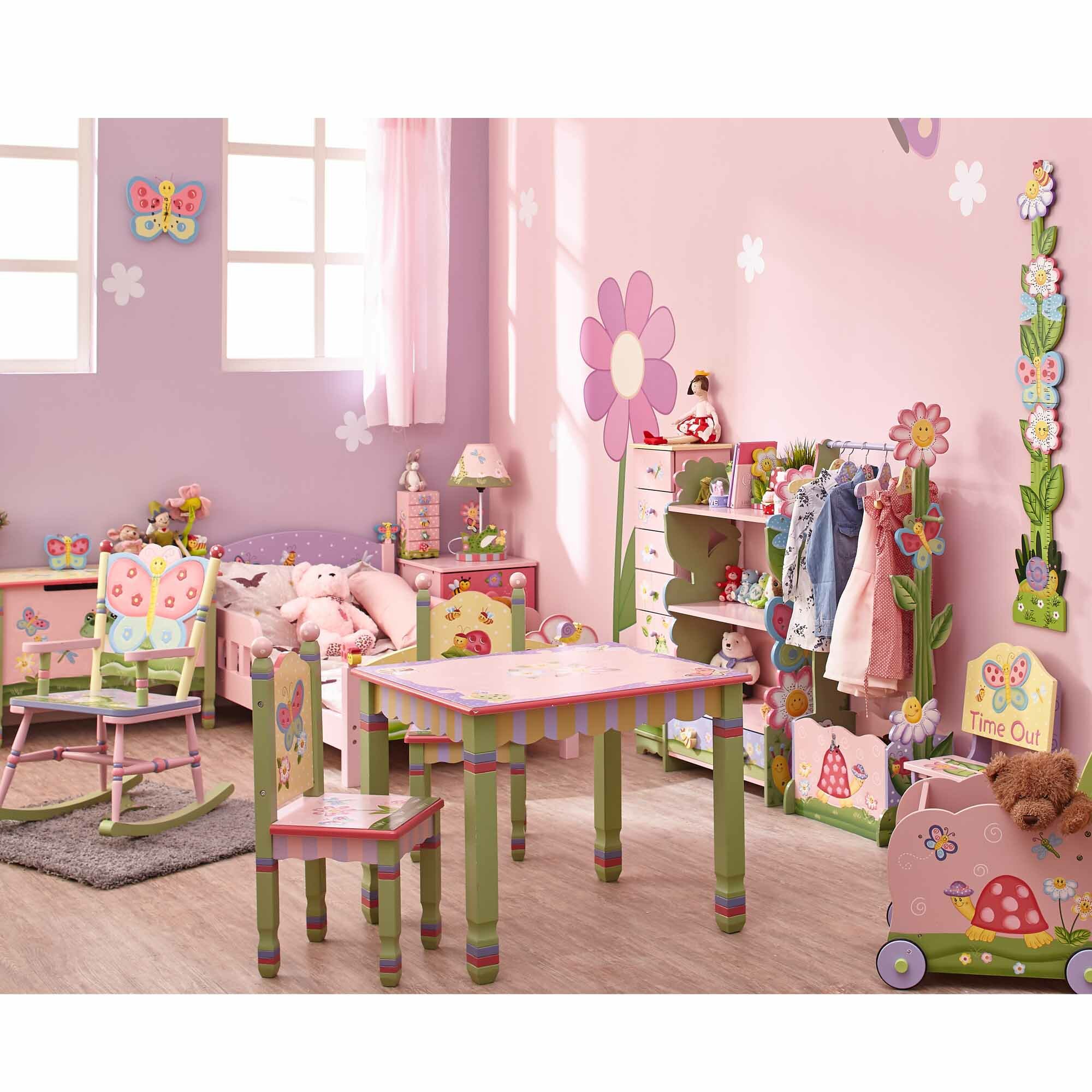 Fantasy Fields Magic Garden Kids 3 Piece Table & Chair Set 