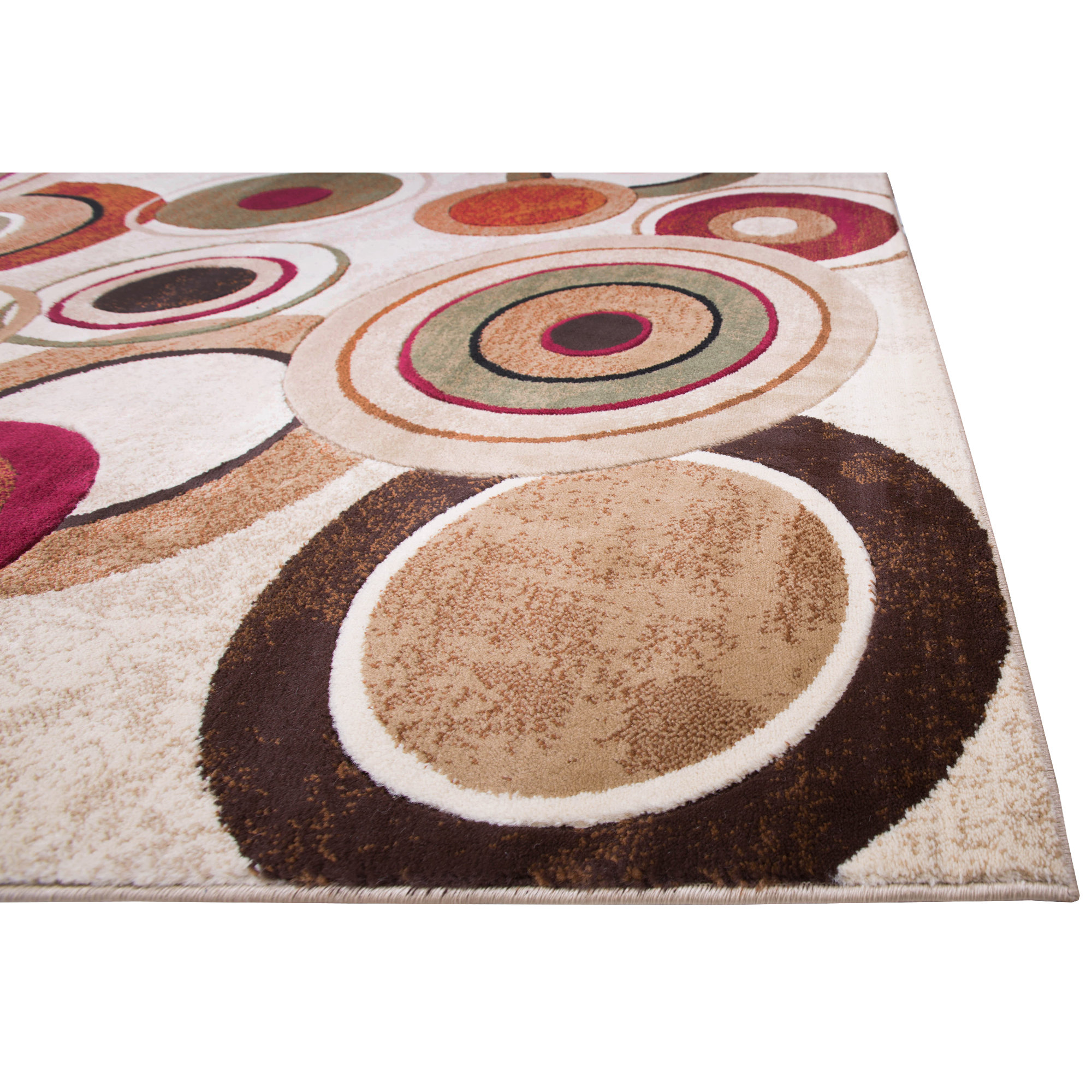 Zipcode™ Design Nolan Geometric Brown/Tan Area Rug & Reviews Wayfair