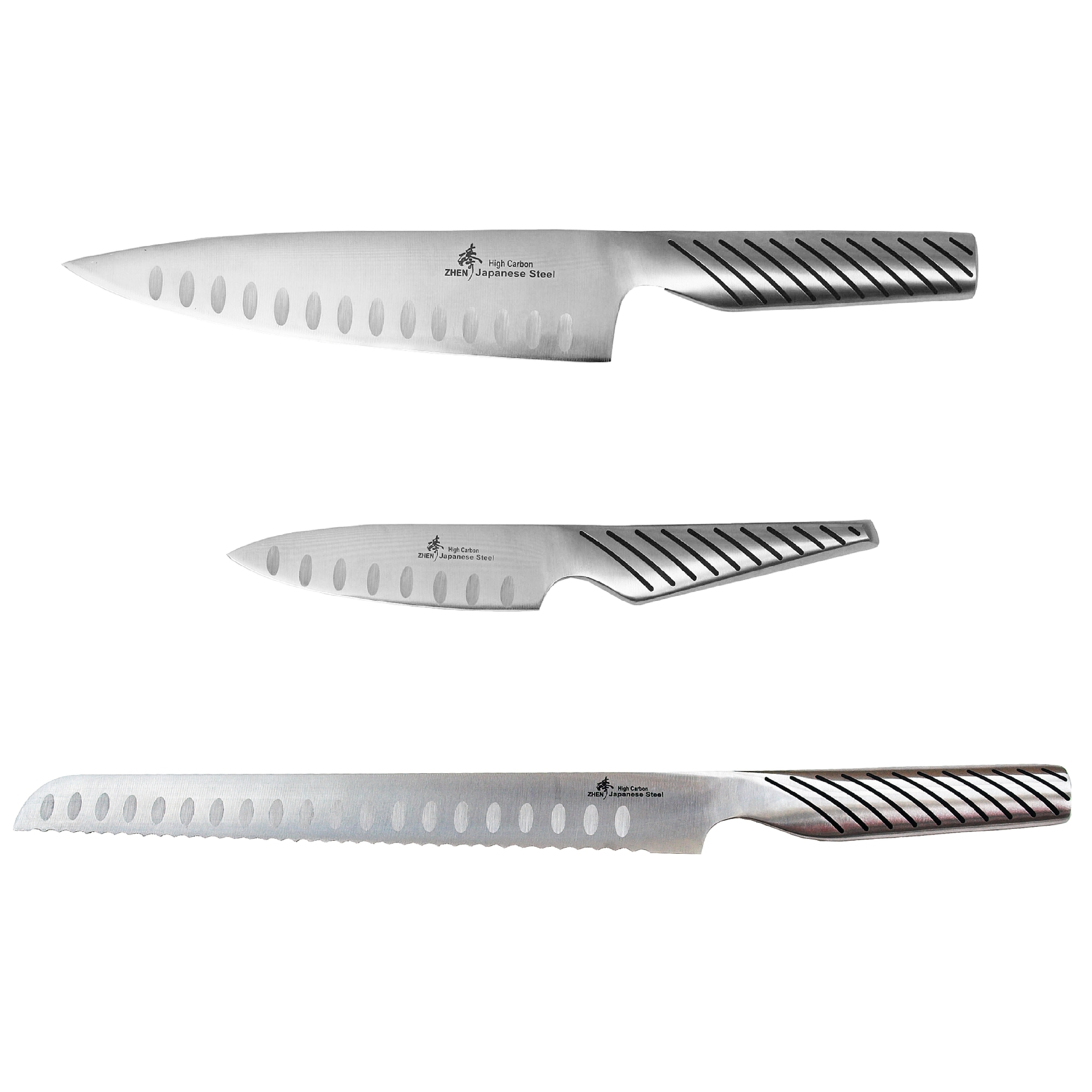Zhen 440 C High Carbon Steel Series 3 Piece Knife Set Wayfair