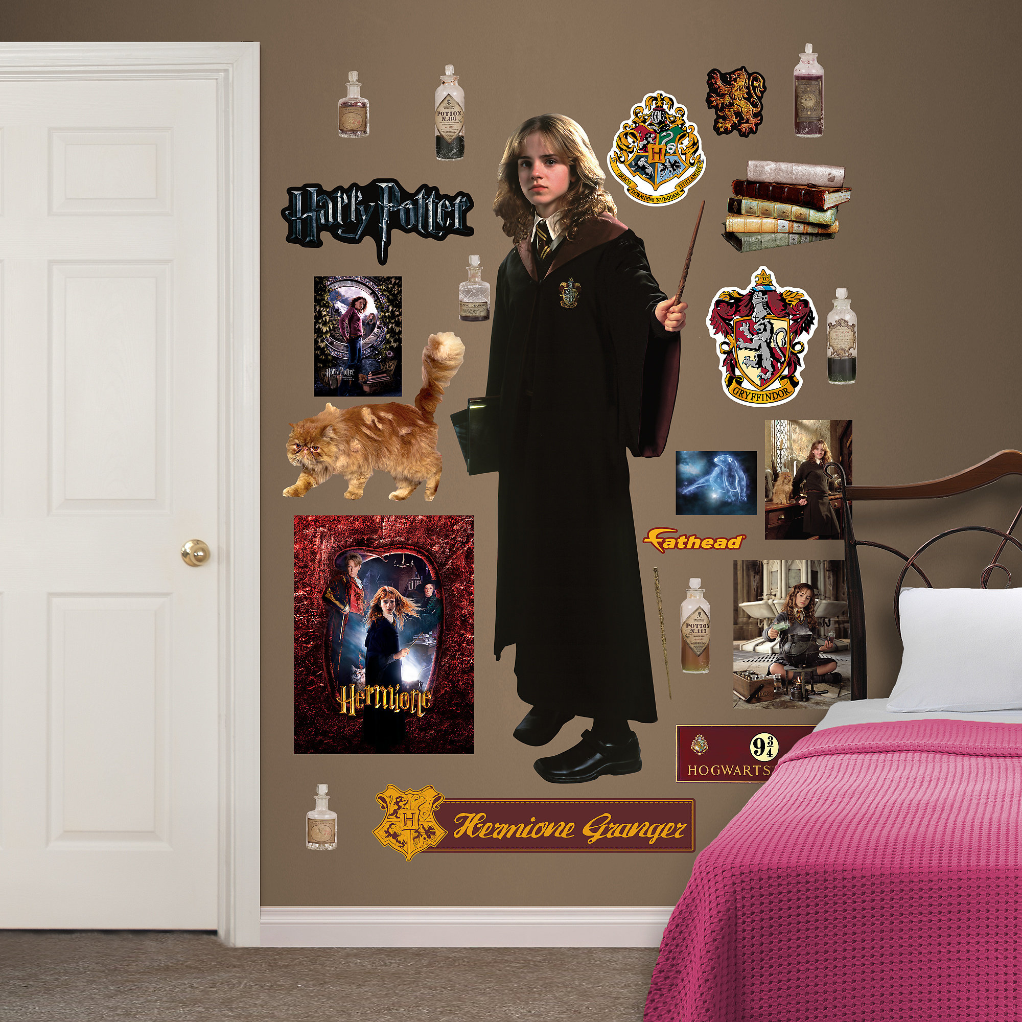 Fathead Harry Potter Hermione Granger Prisoner of Azkaban Peel and
