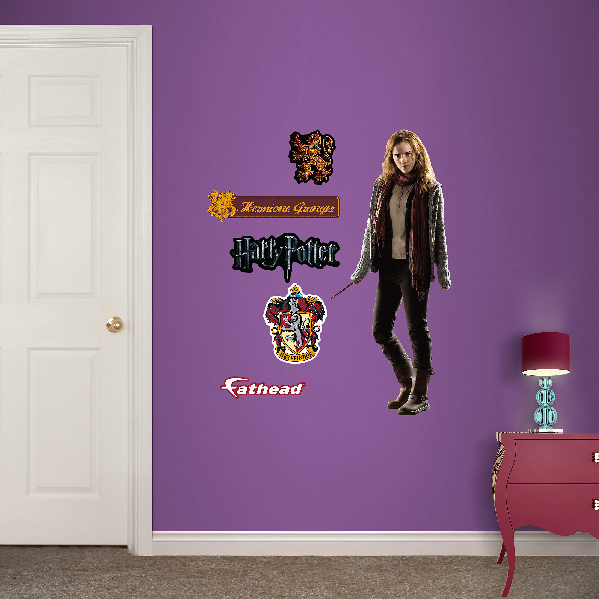Fathead Harry Potter Hermione Granger Deathly Hallows Junior Peel and