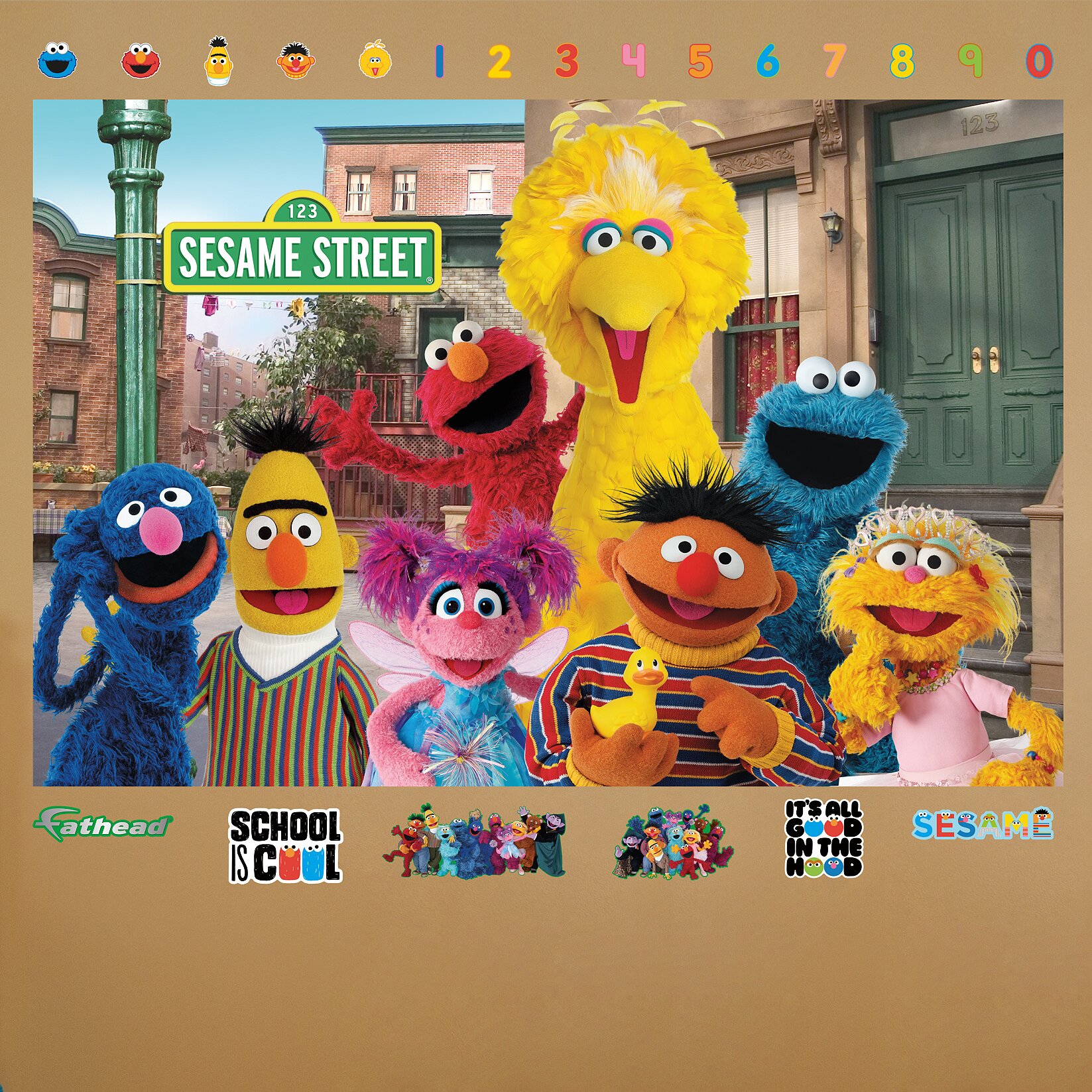 Fathead Sesame Street Group Wall Decal | Wayfair