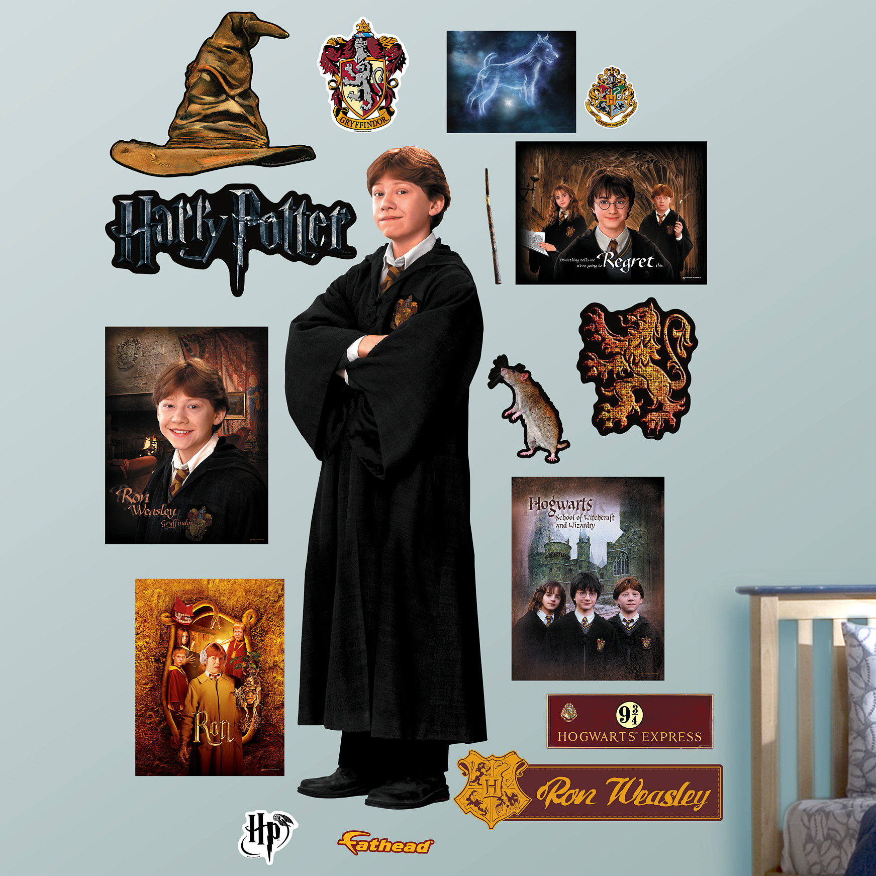 Fathead Harry Potter Ron Weasley Prisoner of Azkaban Peel and Stick