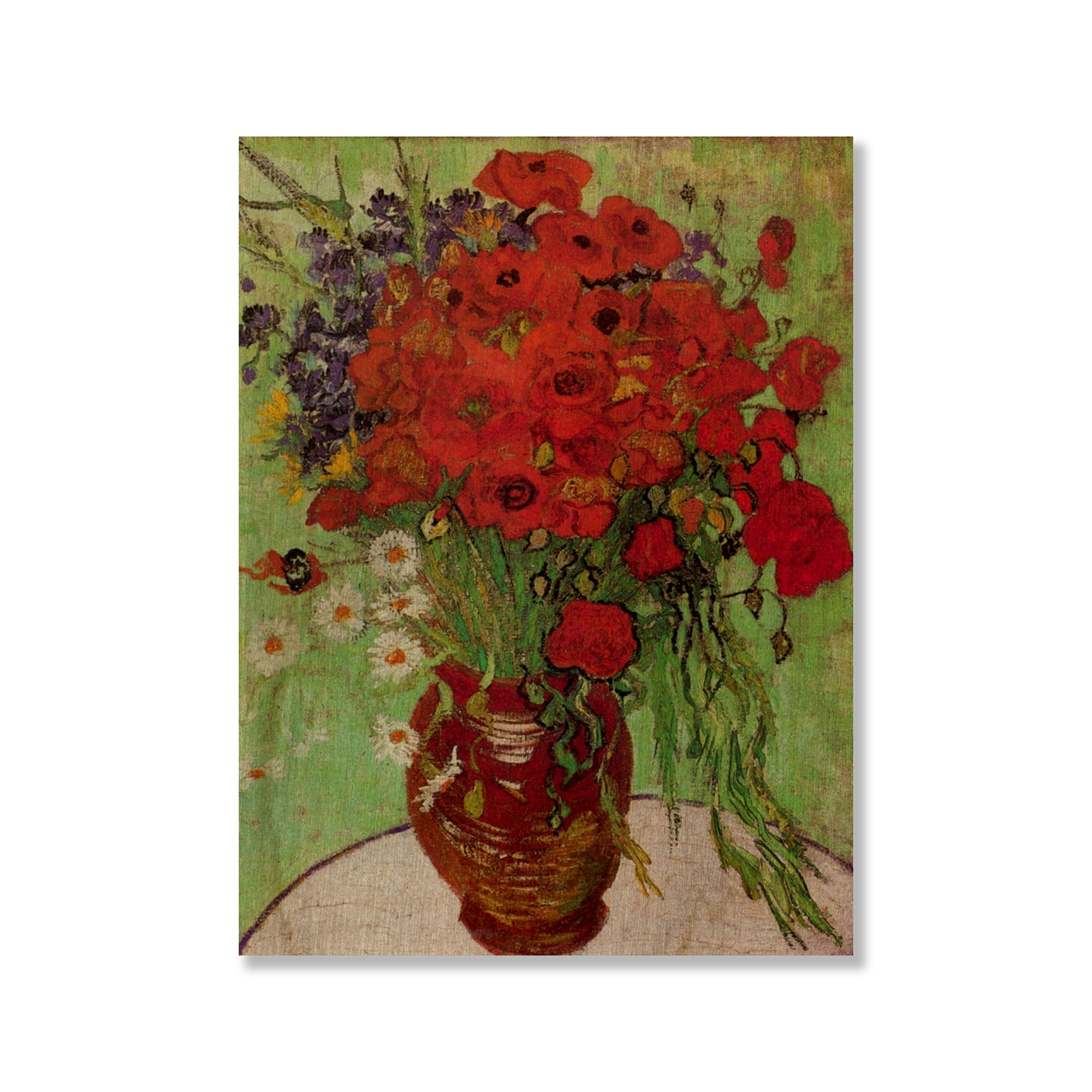 Gallery Direct Classics 'Still Life Red Poppies and Daisies' by