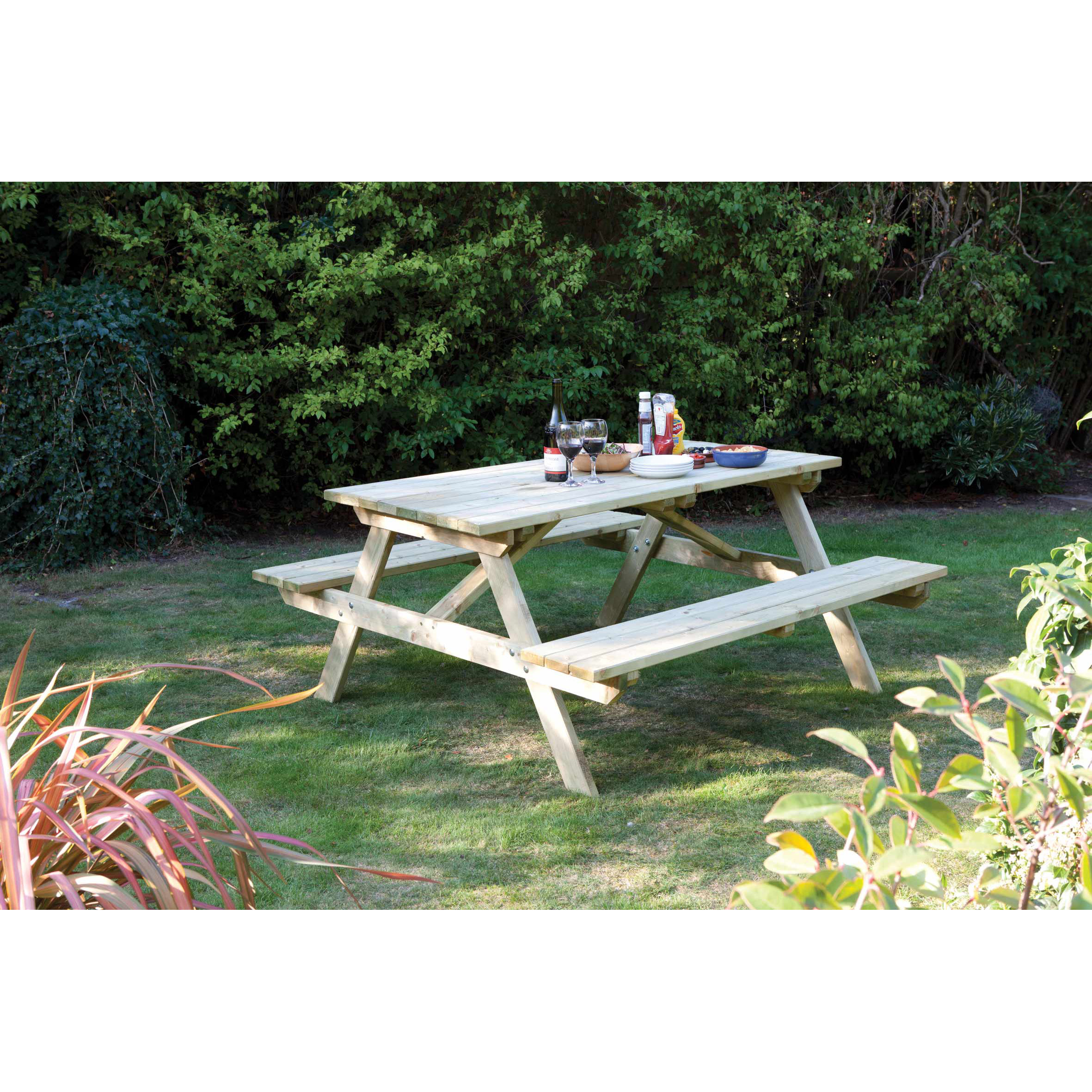 Rowlinson Picnic Table & Reviews Wayfair