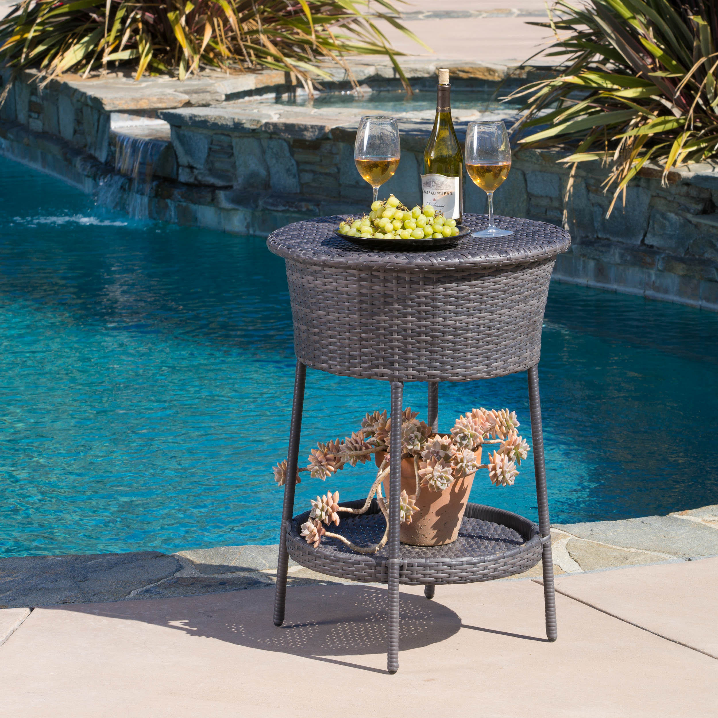 Home Loft Concepts Willie Wicker Ice Bucket & Reviews Wayfair