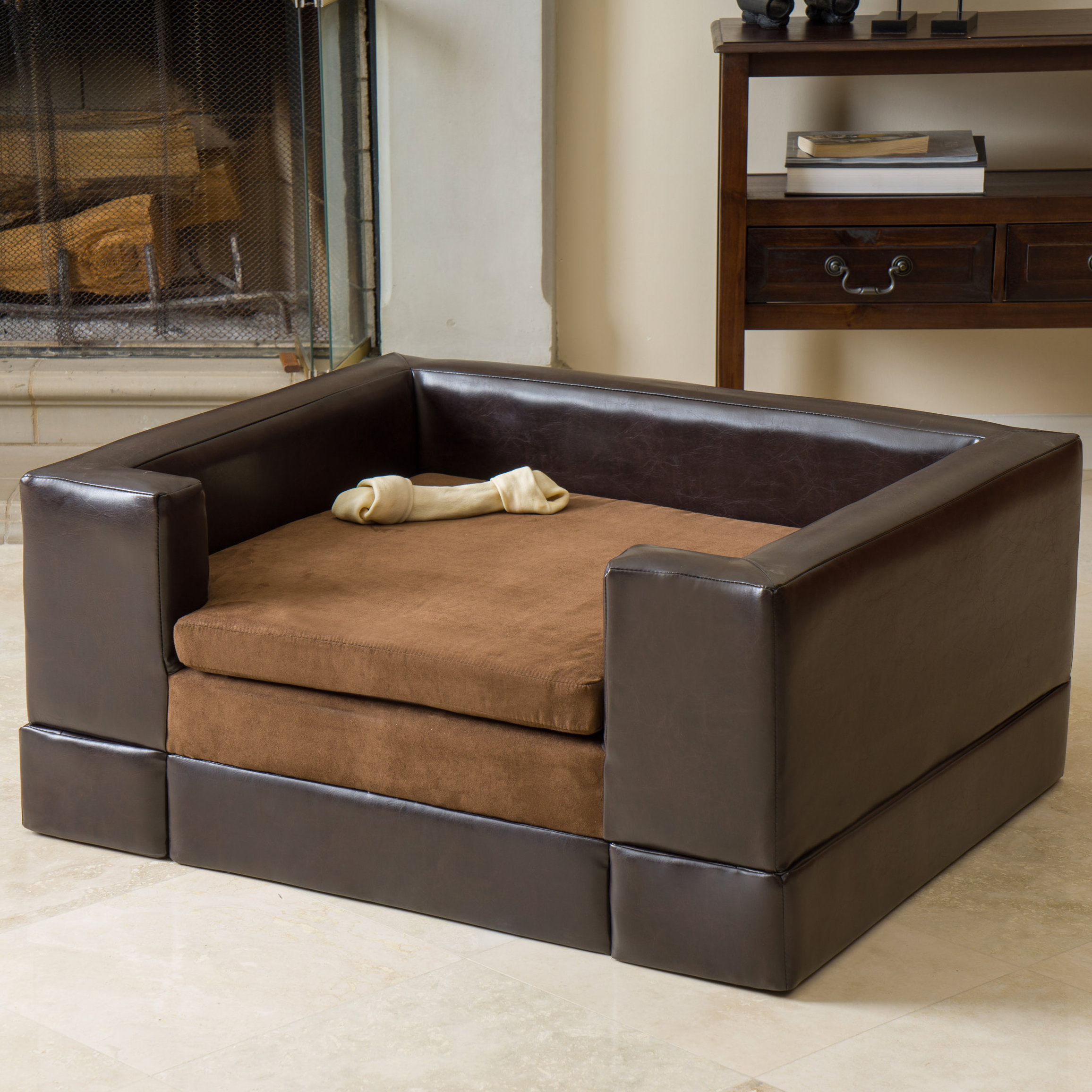 Home Loft Concepts Dofferville Large Rectangle Cushy Pet Sofa & Reviews Wayfair