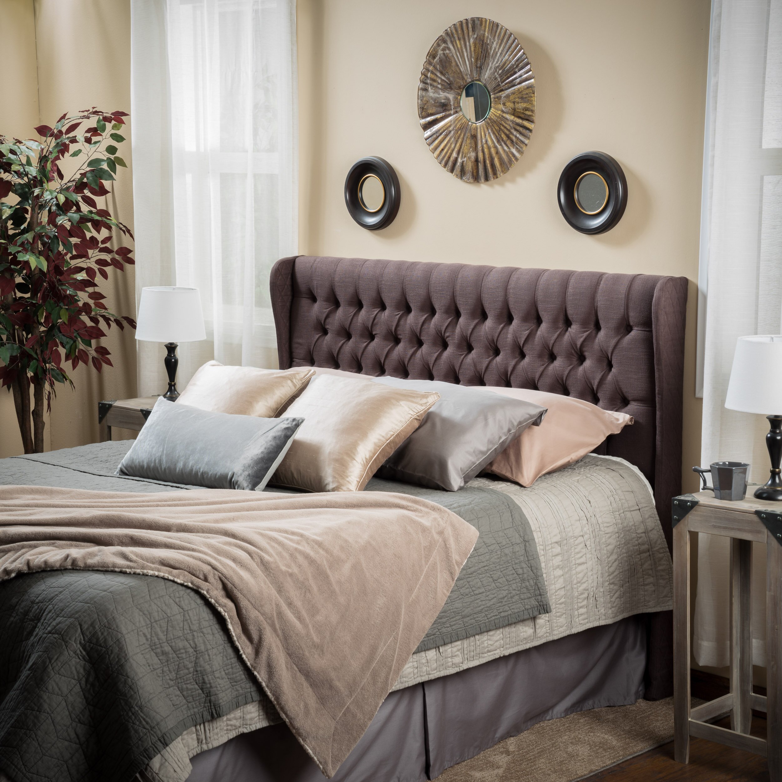 Home Loft Concepts Coffman Queen Upholstered Headboard & Reviews | Wayfair