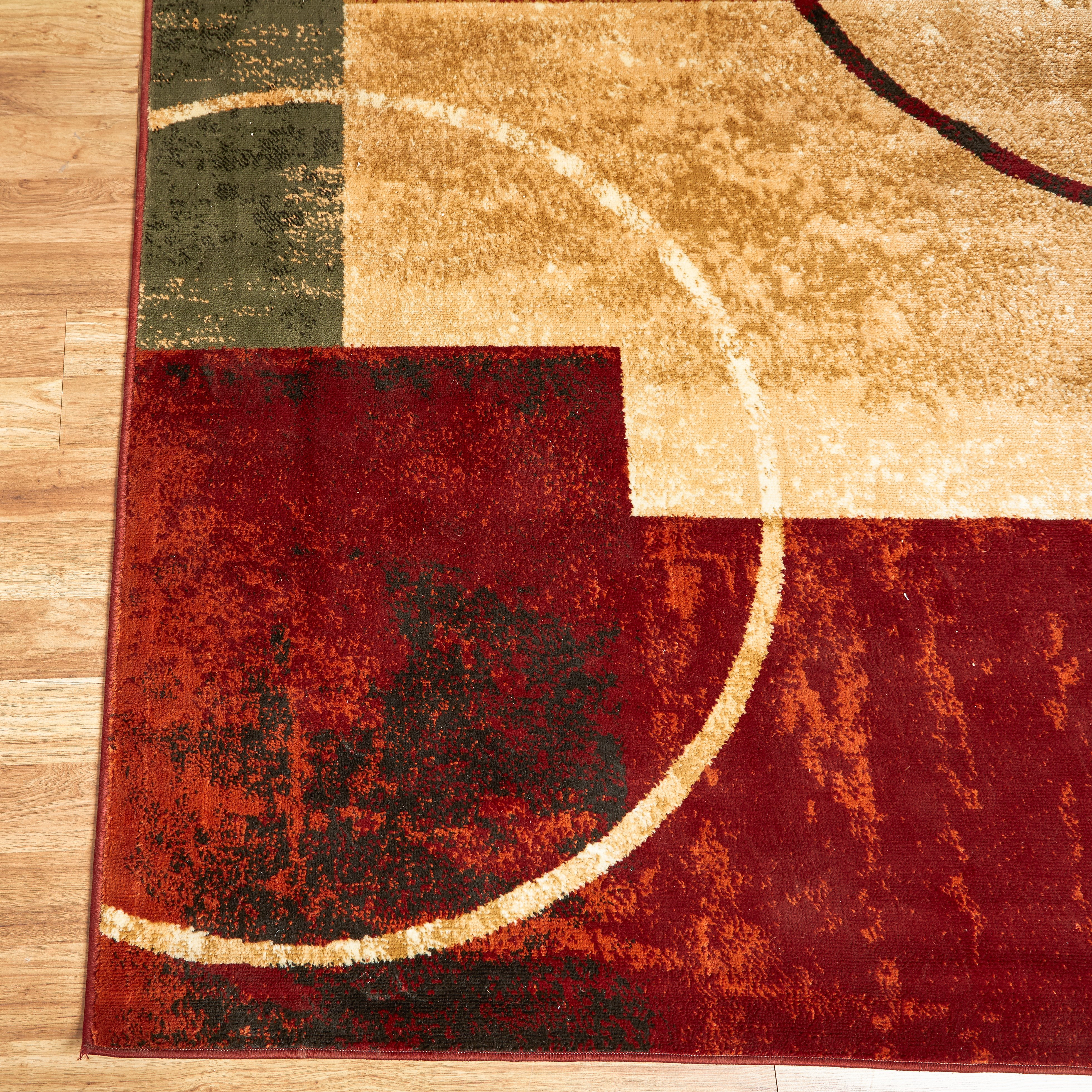 Andover Mills Eileen Red and Gold Area Rug & Reviews Wayfair