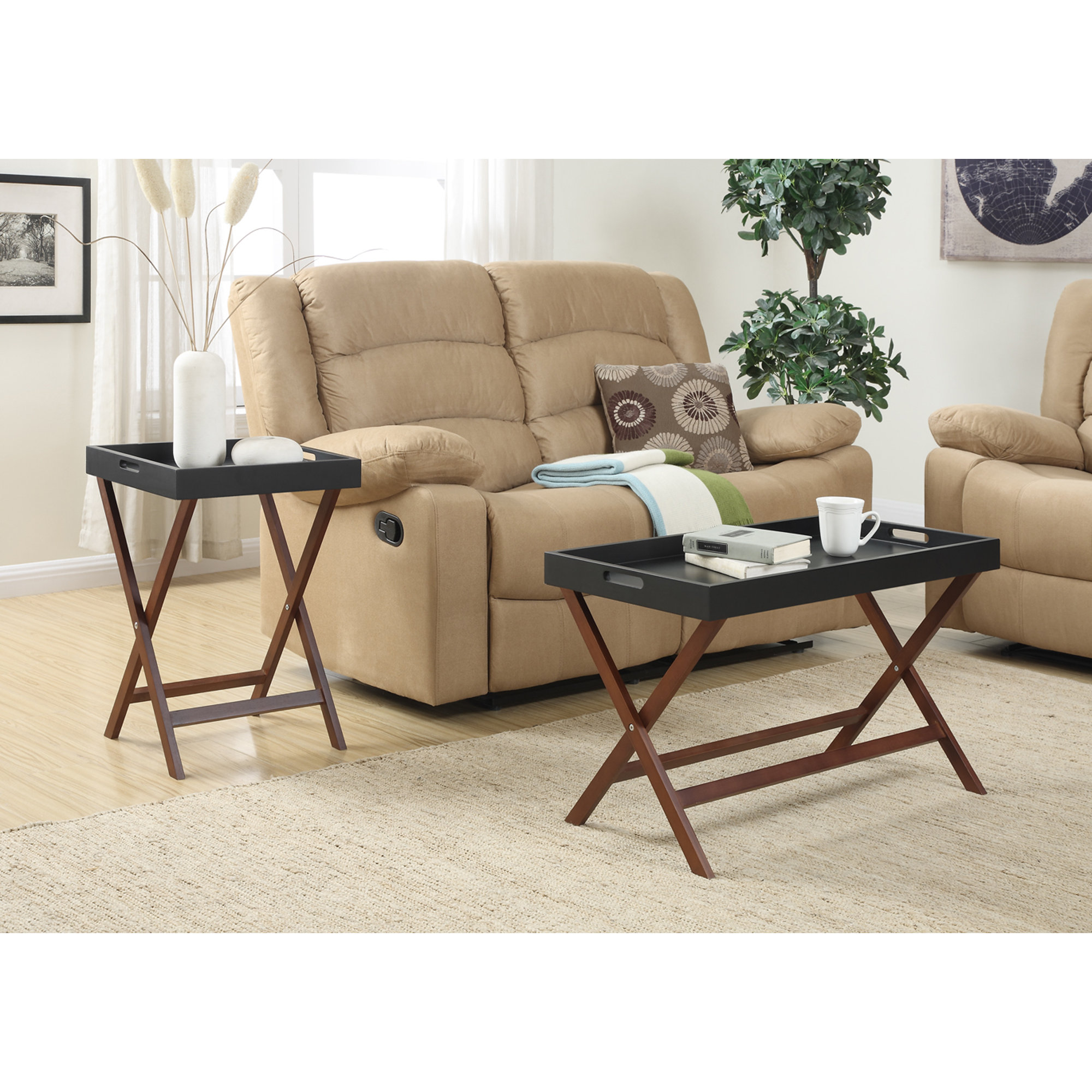 Andover Mills Lockheart Coffee Table with Removable Tray & Reviews