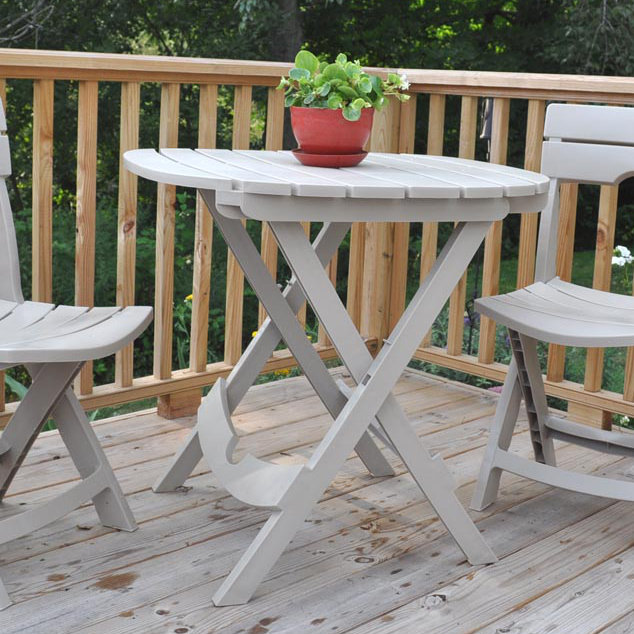 Andover Mills Quebec Resin Bistro Table & Reviews Wayfair