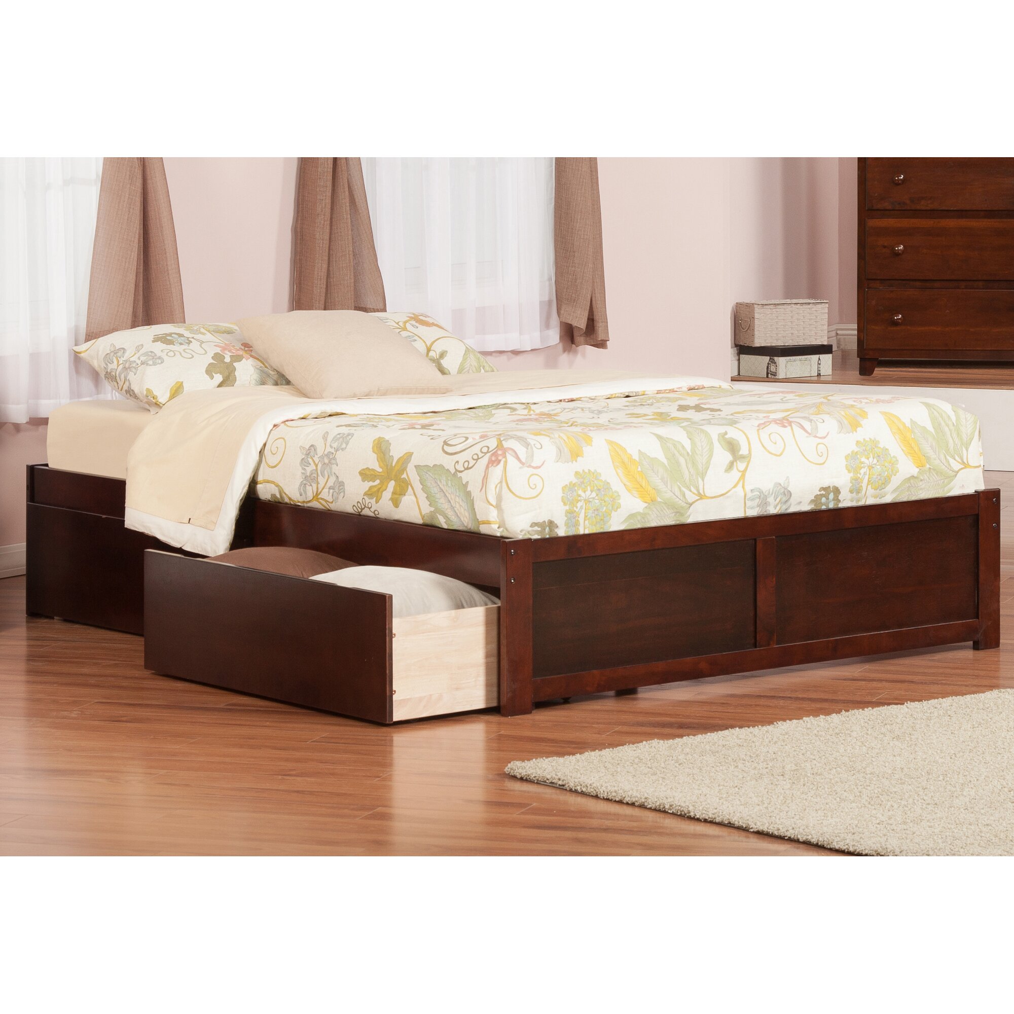 Andover Mills Mackenzie King Storage Platform Bed & Reviews 