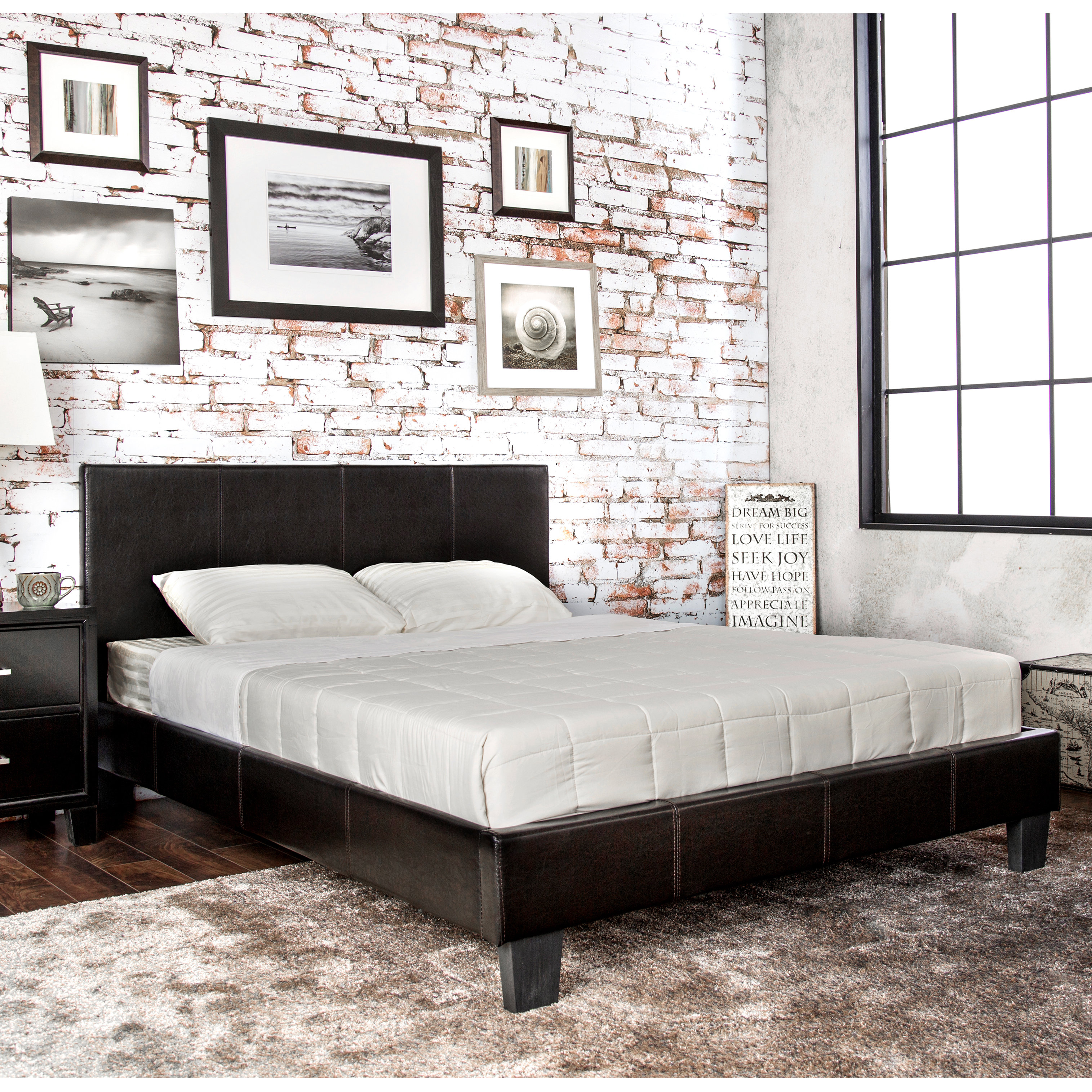 Andover Mills Aberdeen Upholstered Platform Bed & Reviews Wayfair