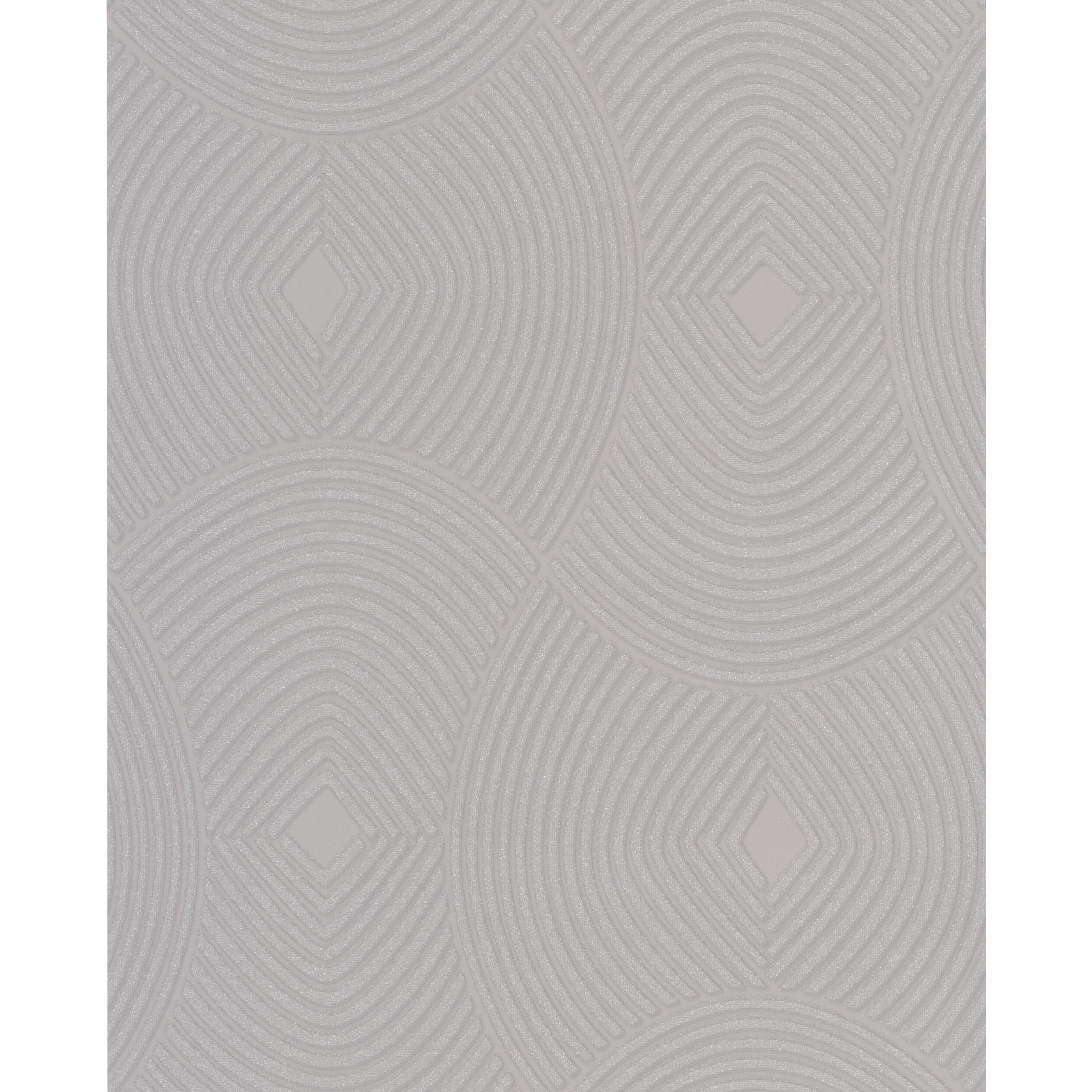 Graham & Brown Verona 33' x 20" Geometric 3D Embossed Wallpaper Wayfair