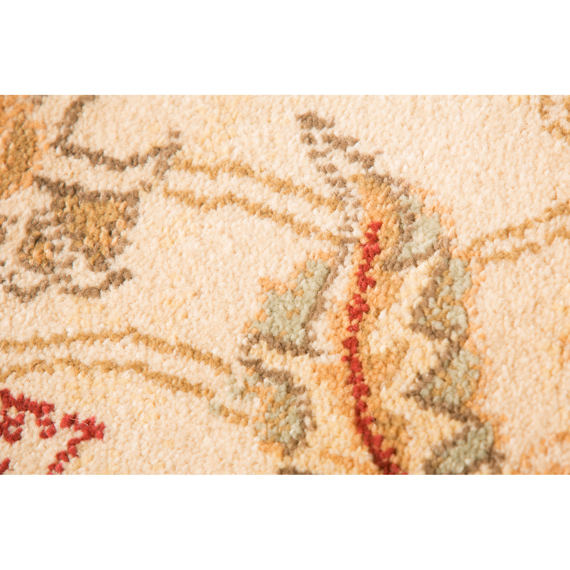 Castleton Home Vannes Cream / Rust Area Rug Wayfair UK