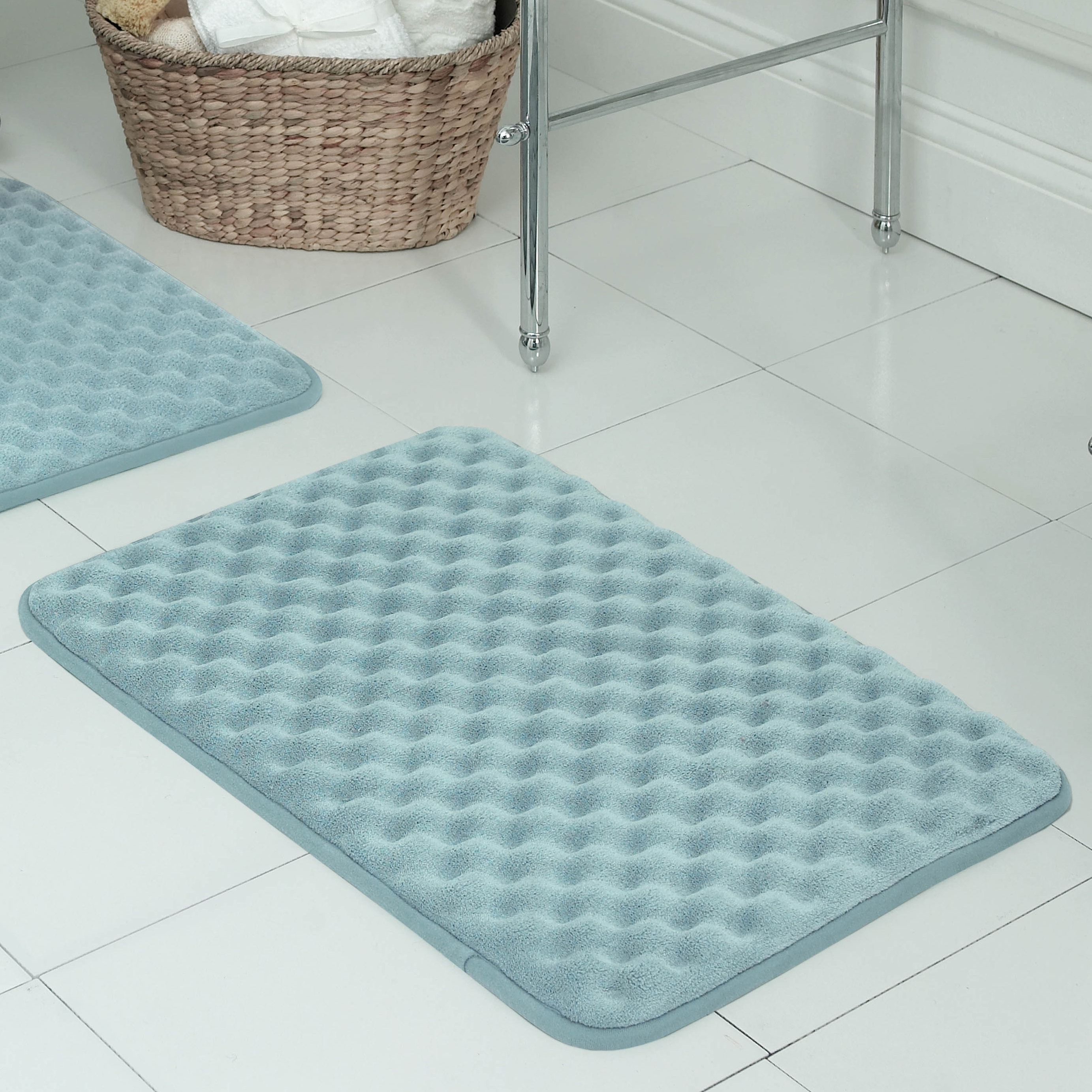 Bath Studio Massage Premium Micro Plush Memory Foam Bath Mat & Reviews