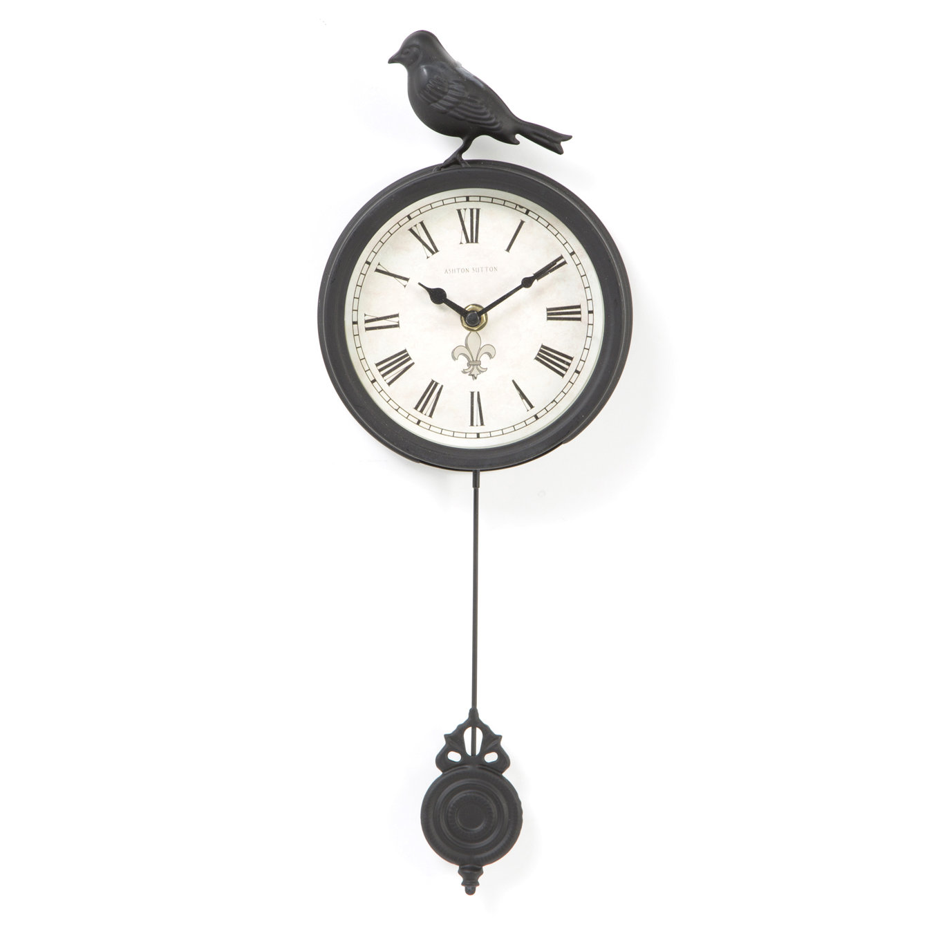 Three Posts 6" Bird Pendulum Wall Clock & Reviews Wayfair