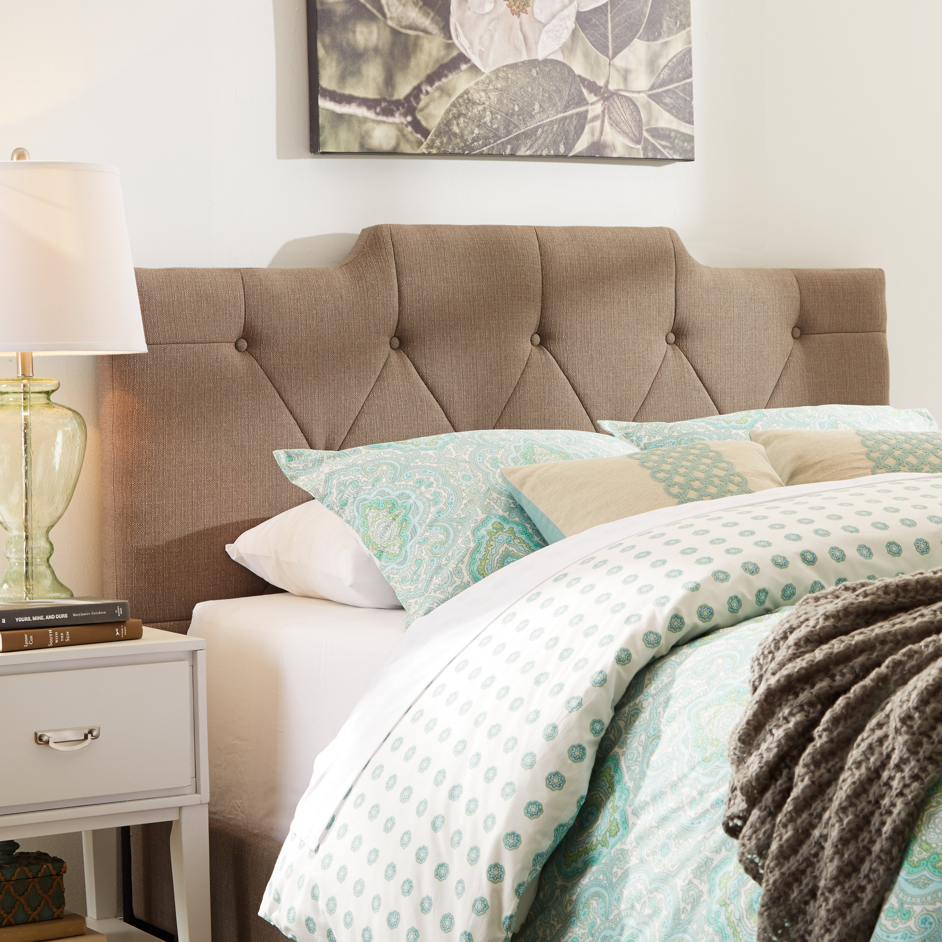 Three Posts Queen Upholstered Panel Bed & Reviews Wayfair