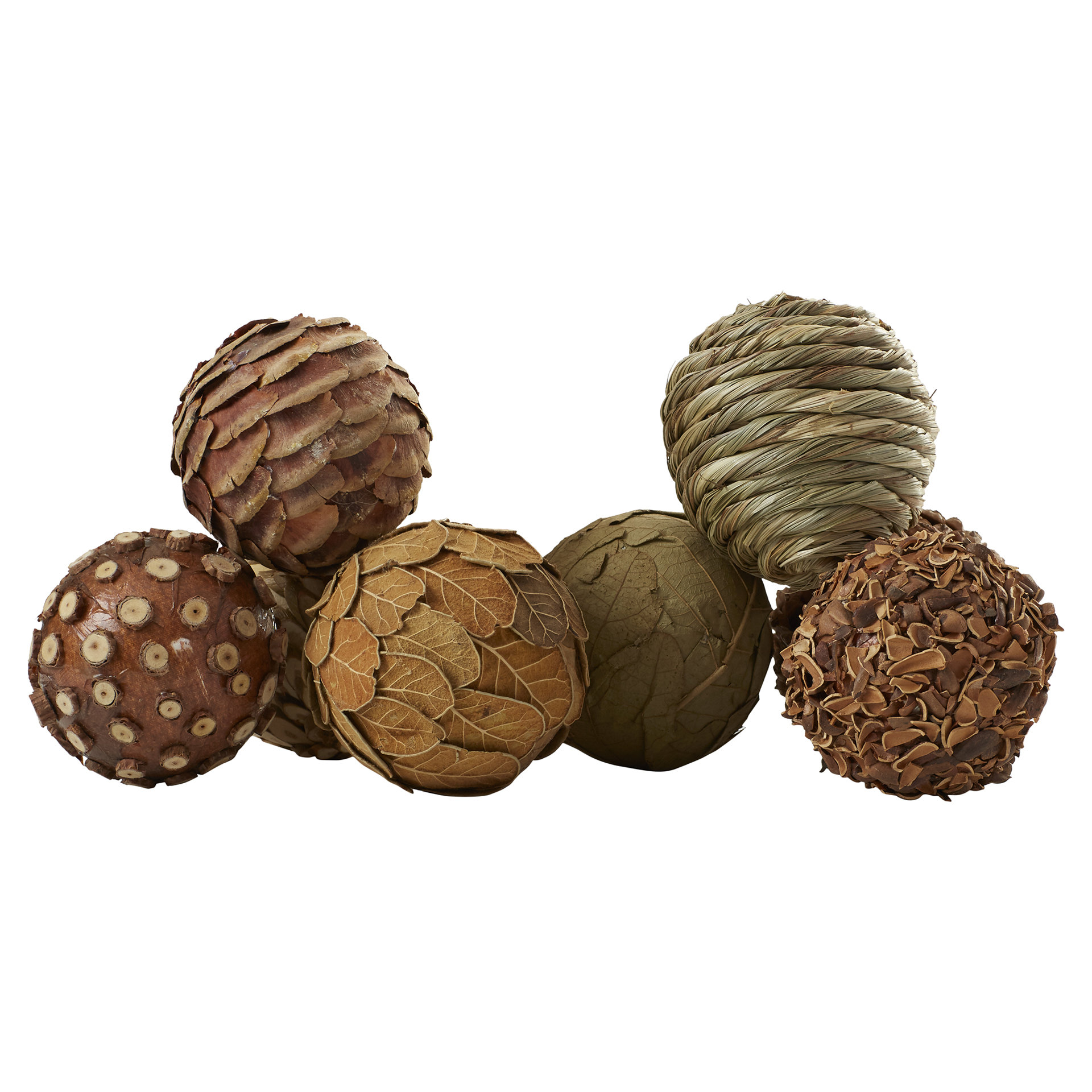 Three Posts 8 Piece Natural Ball Sculpture Set & Reviews Wayfair