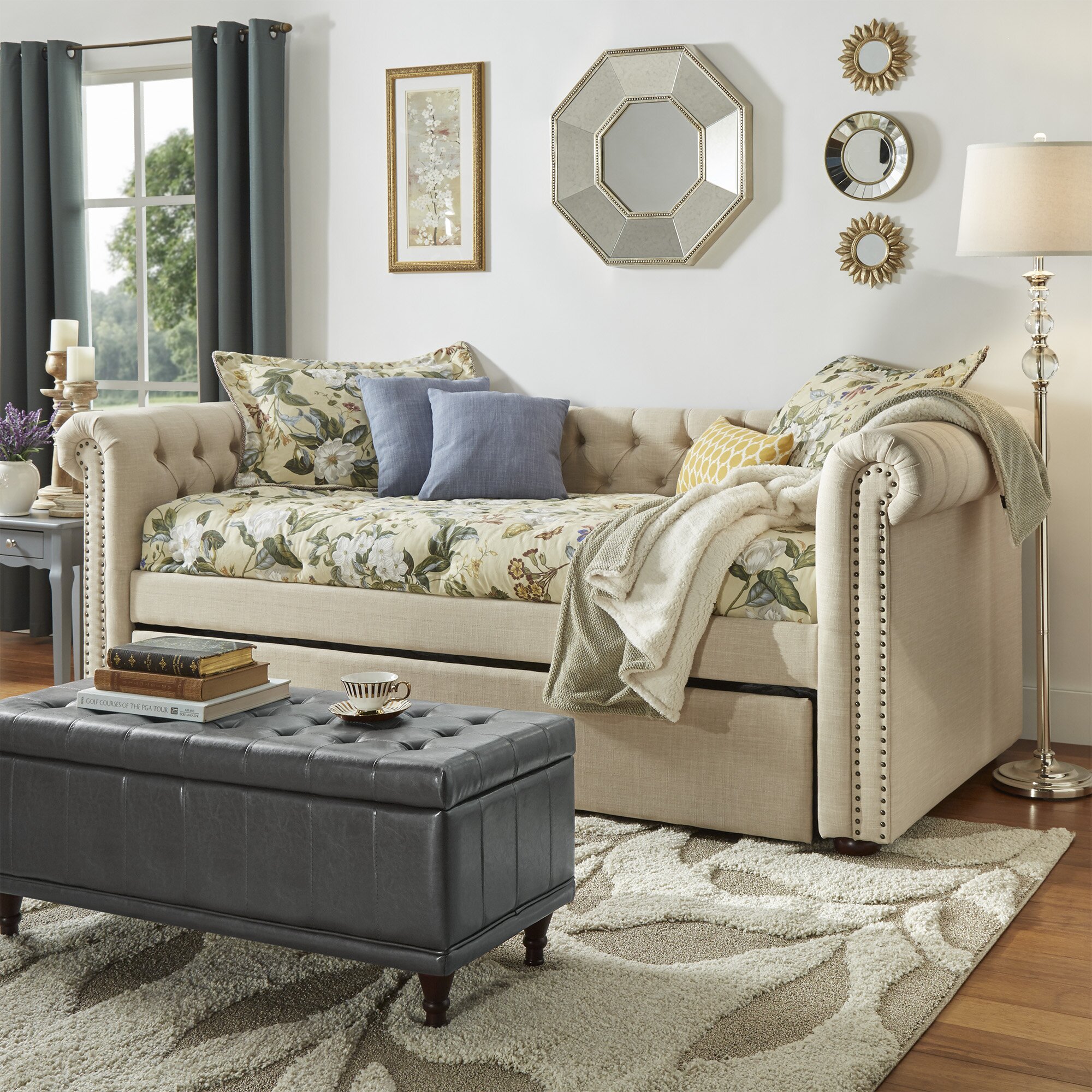 Three Posts New Britain Daybed With Trundle & Reviews | Wayfair