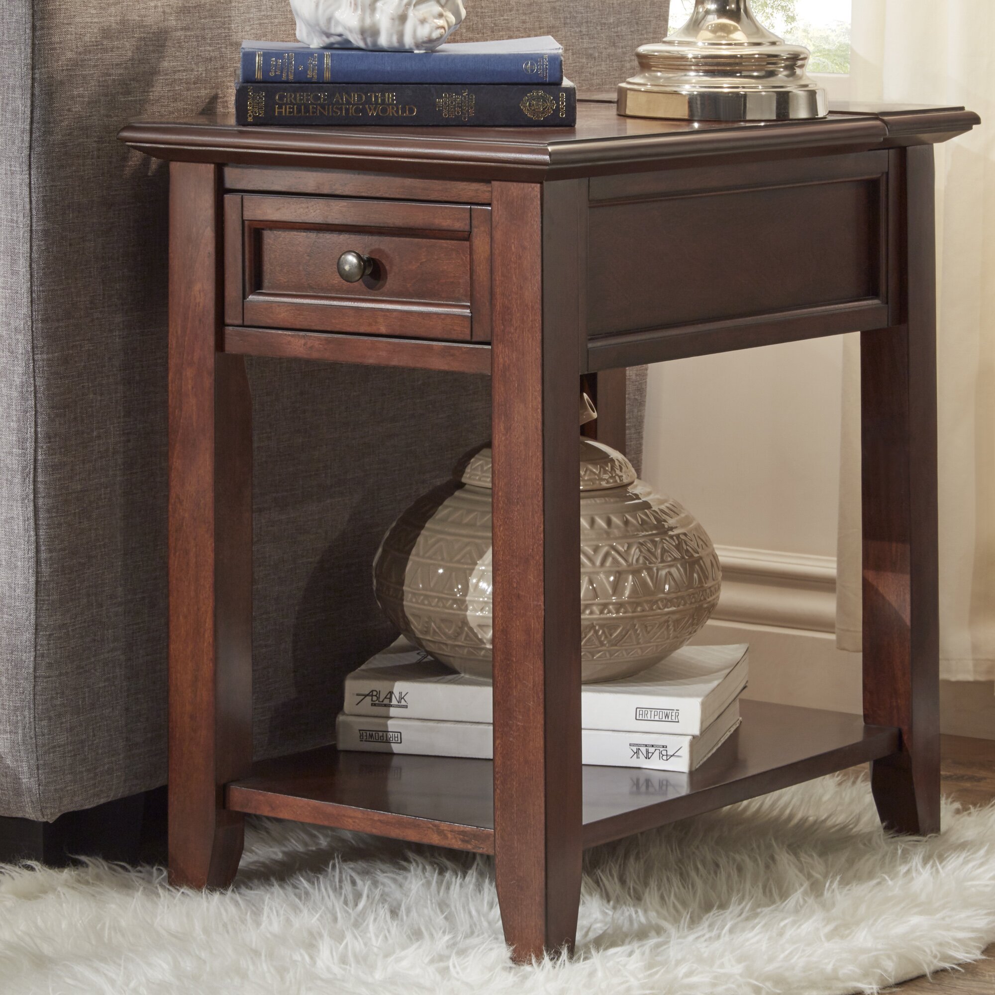 Three Posts Ellicott End Table & Reviews | Wayfair