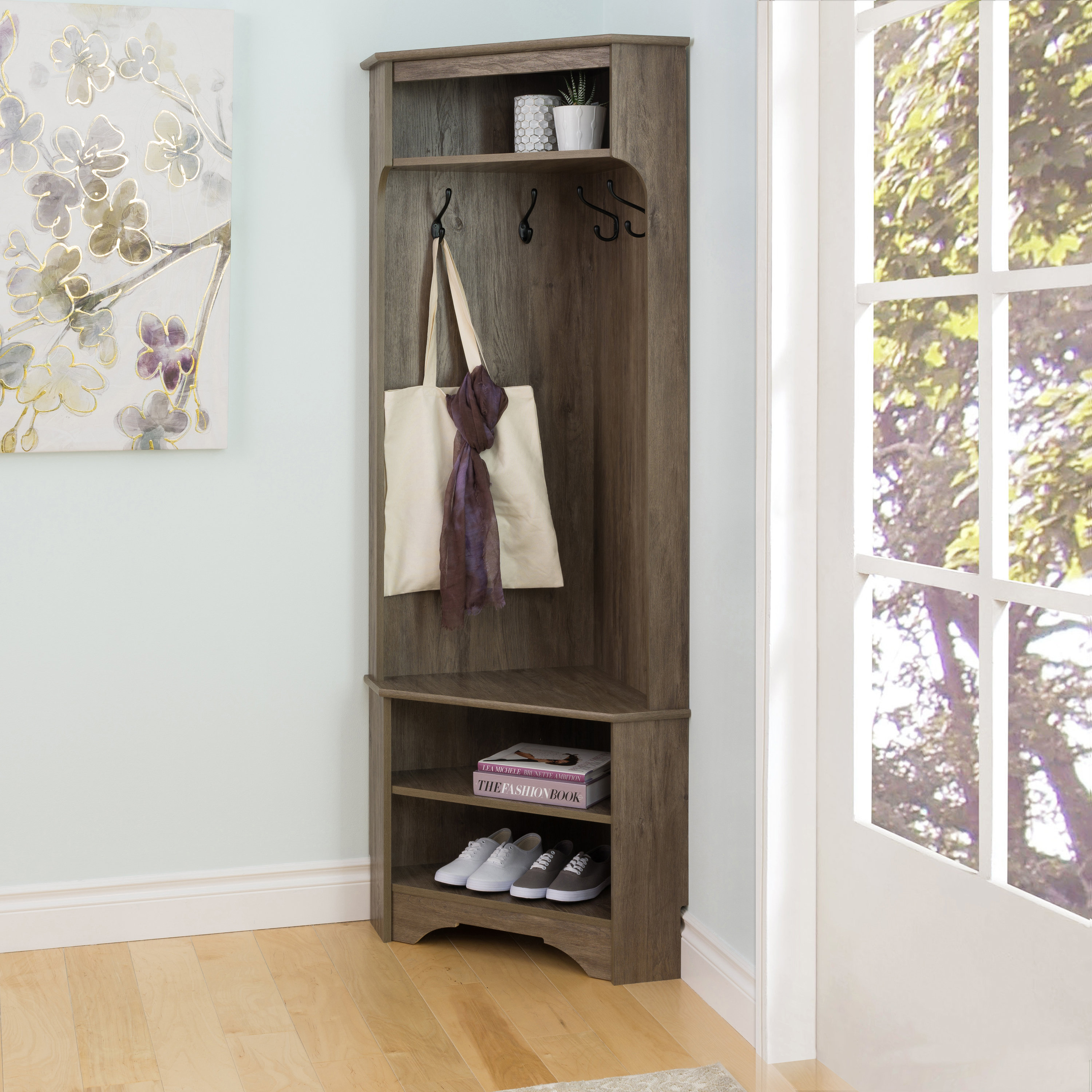 Three Posts Fenland Corner Hall Tree & Reviews | Wayfair