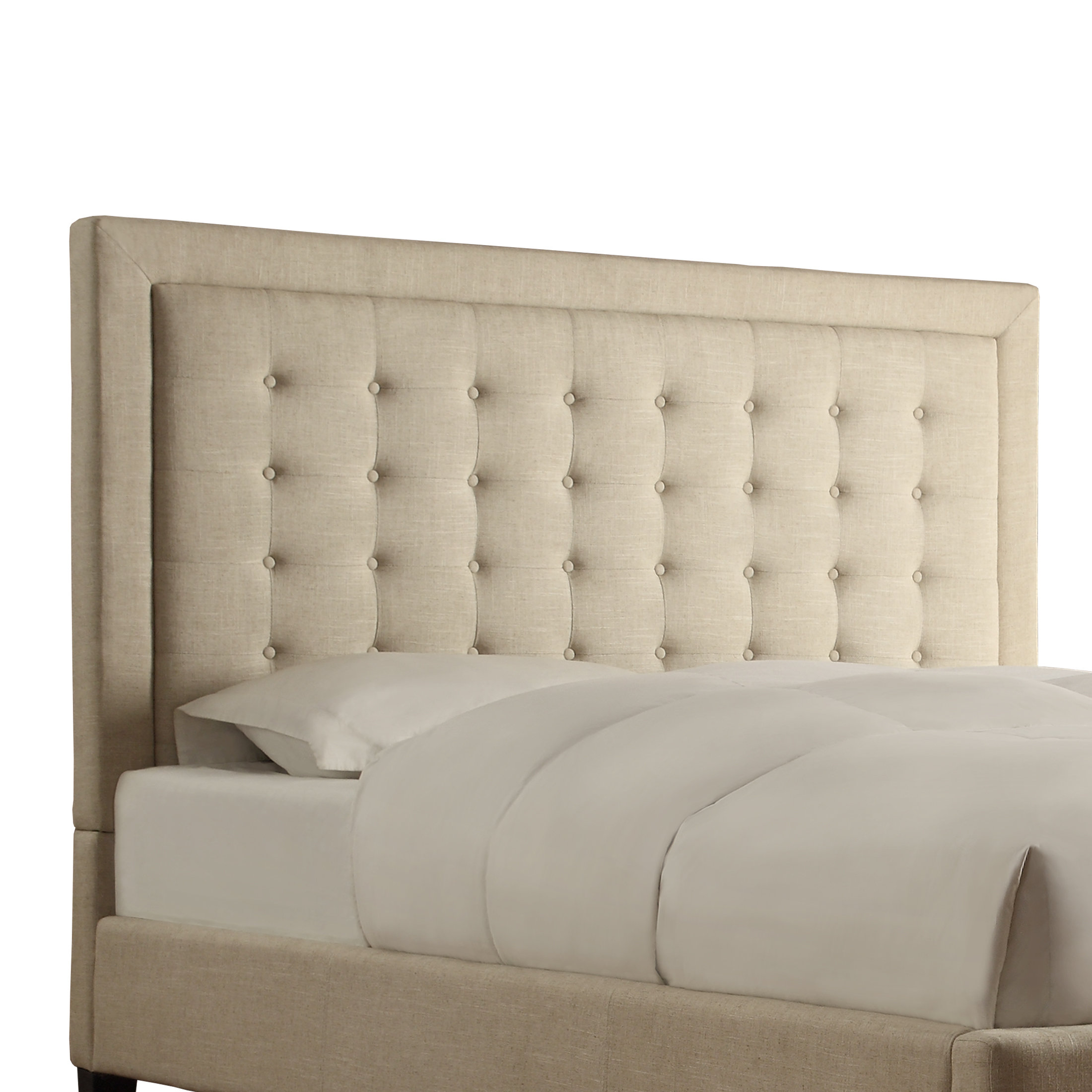 Three Posts Woodside Upholstered Panel Headboard & Reviews Wayfair