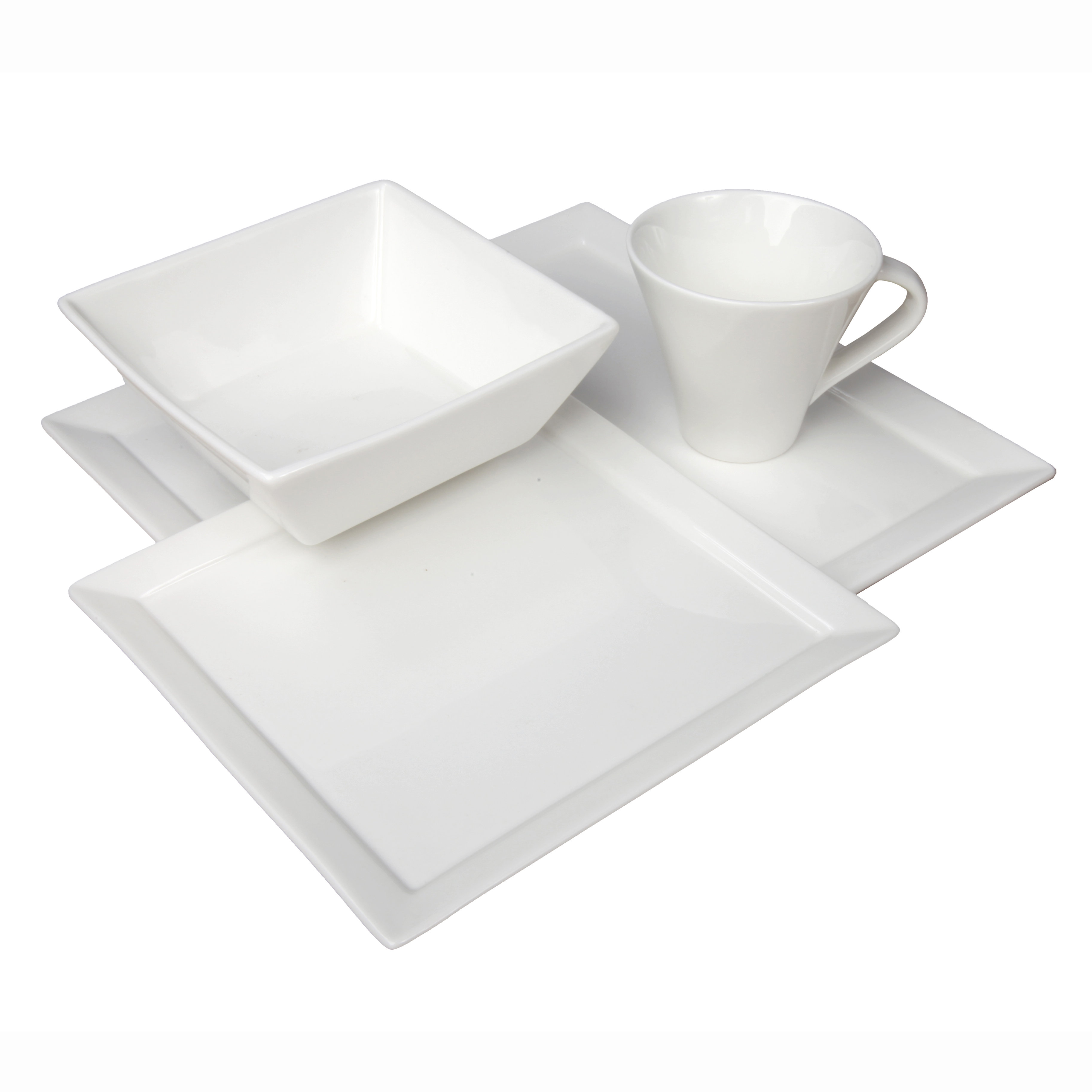 Fortessa Tavola Vitrified China 16 Piece Dinnerware Set & Reviews Wayfair