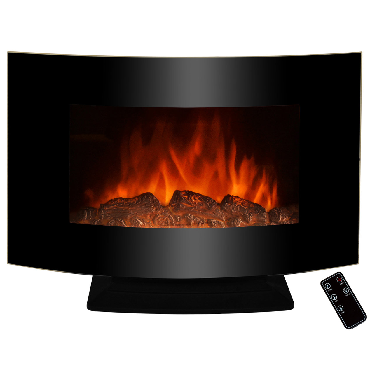 AKDY Curved Wall Mount Electric Fireplace & Reviews Wayfair