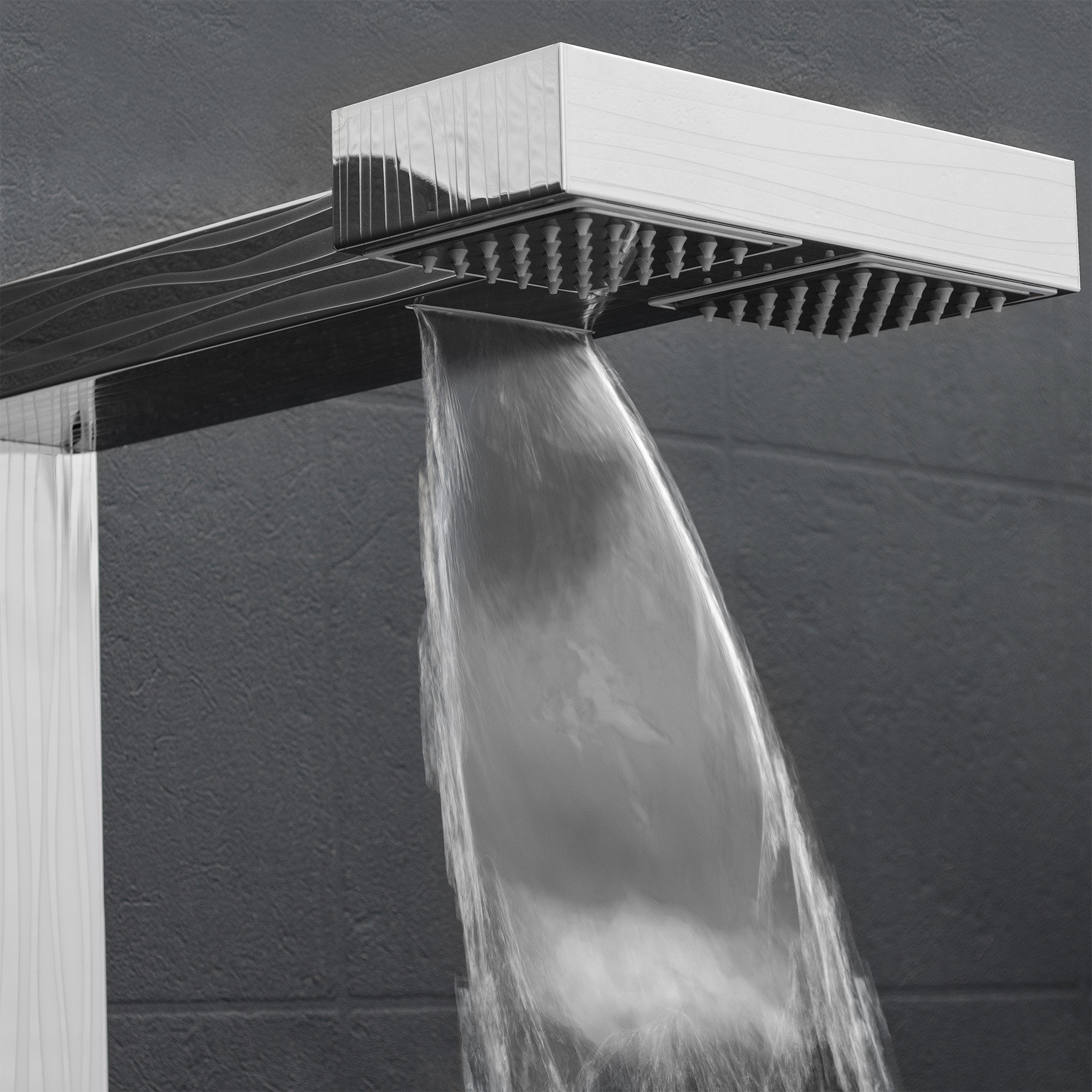 AKDY Rainfall and Waterfall Shower Panel & Reviews Wayfair AKDY Rainfall and Waterfall Shower Panel & Reviews Wayfair