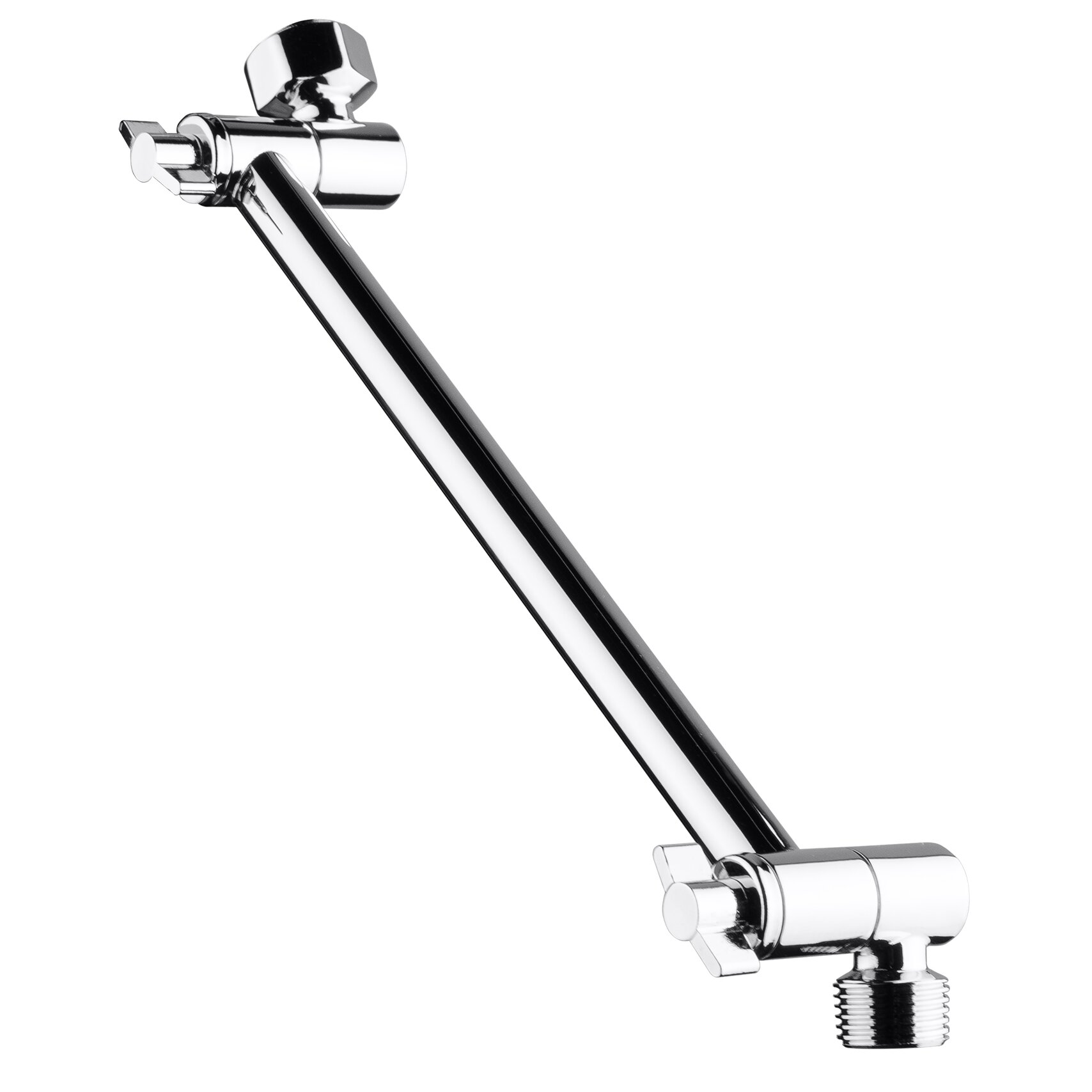 AKDY Brass Adjustable Extension Bathroom Shower Arm | Wayfair